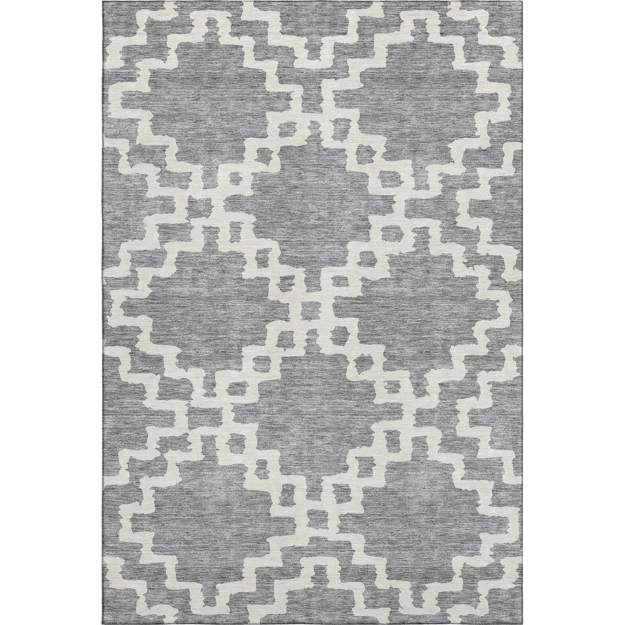 Budapest Machine Washable Transitional Gray Rug 2'6" x 3'10" #shape_Rectangle