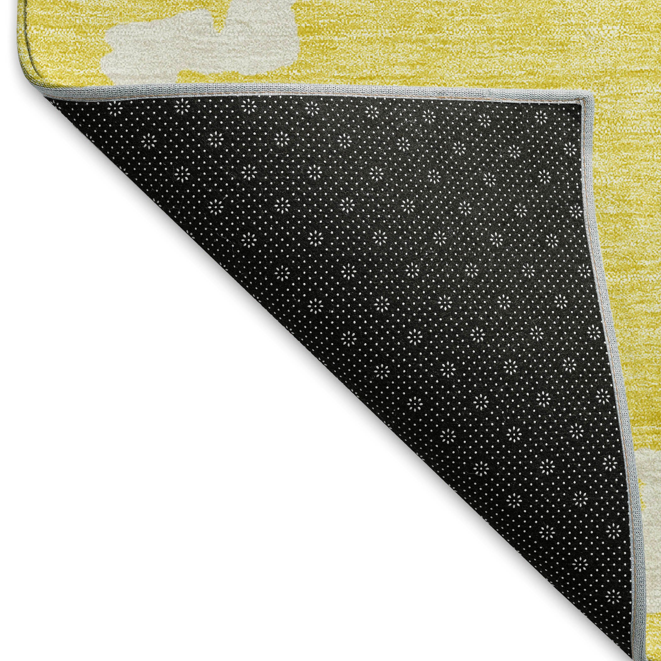 Budapest Machine Washable Transitional Yellow Gold Rug 1'8" x 2'6" #shape_Rectangle