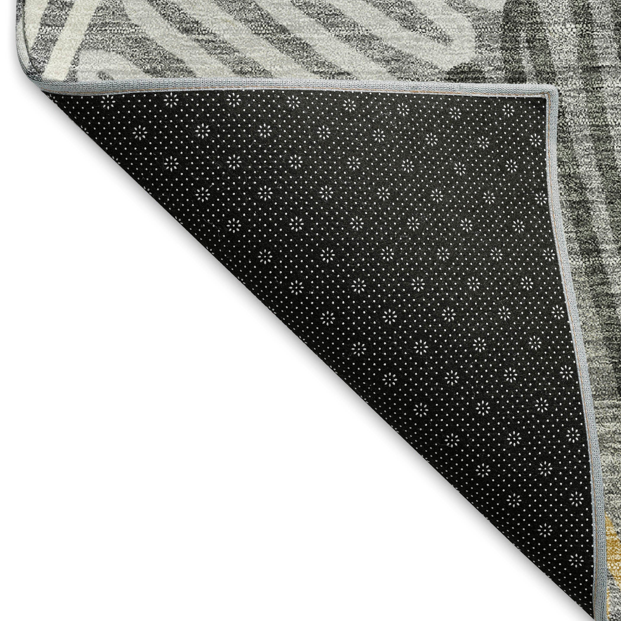 Istanbul Machine Washable Transitional Gray Rug 1'8" x 2'6" #shape_Rectangle