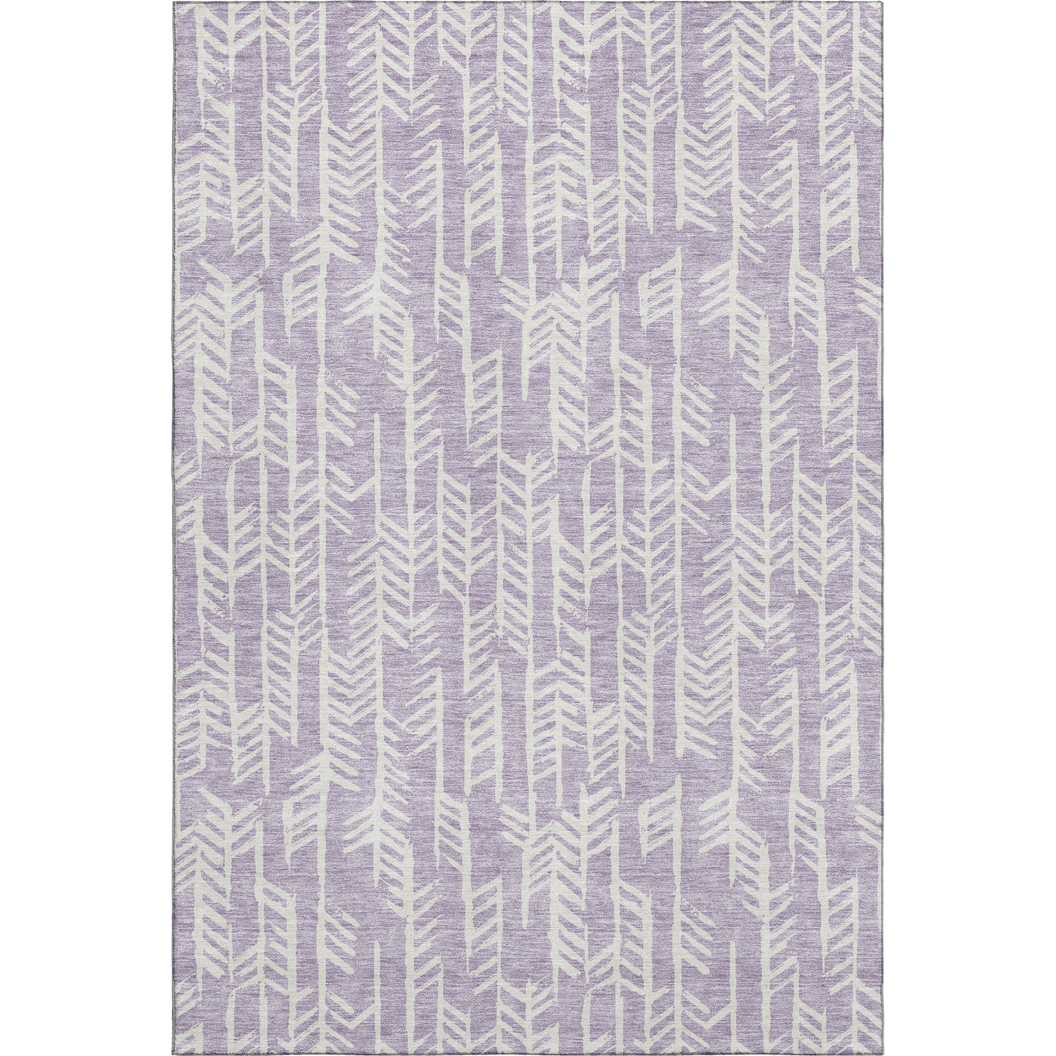 Reykjavik Machine Washable Transitional Lavender Purple Rug 2'6" x 3'10" #shape_Rectangle