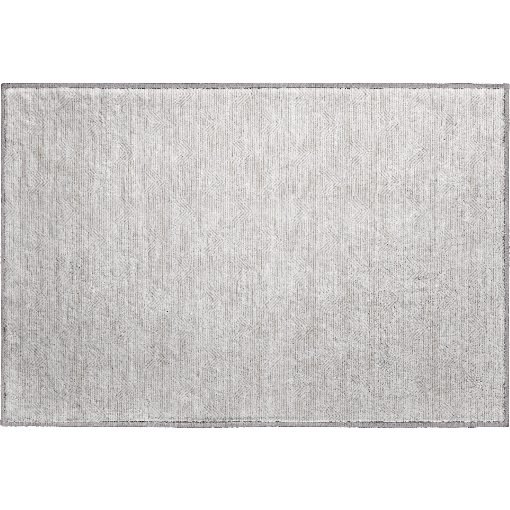 Queenstown Machine Washable Transitional Taupe Brown Rug 1'8" x 2'6" #shape_Rectangle