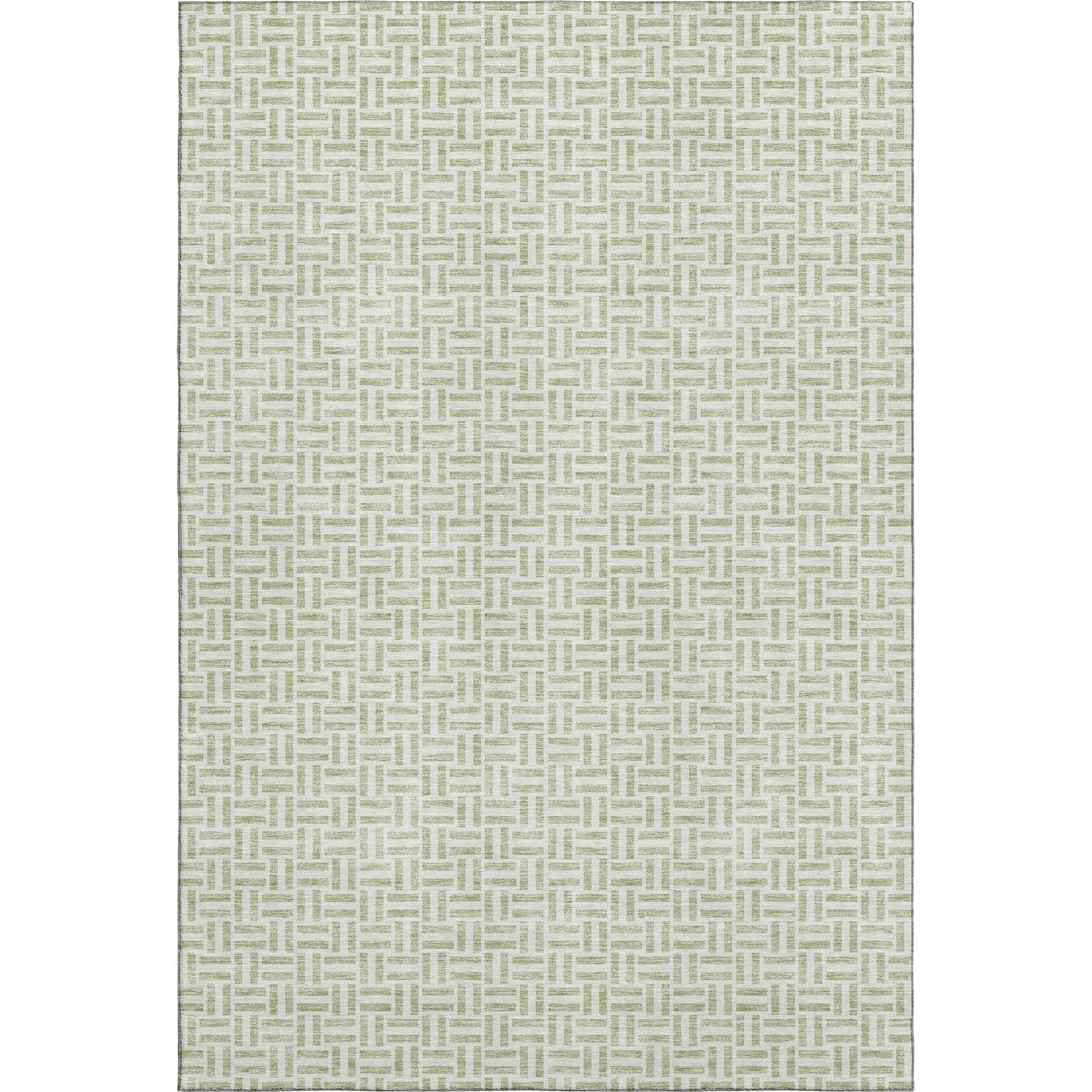 Oaxaca Machine Washable Transitional Aloe Green Rug 2'6" x 3'10" #shape_Rectangle