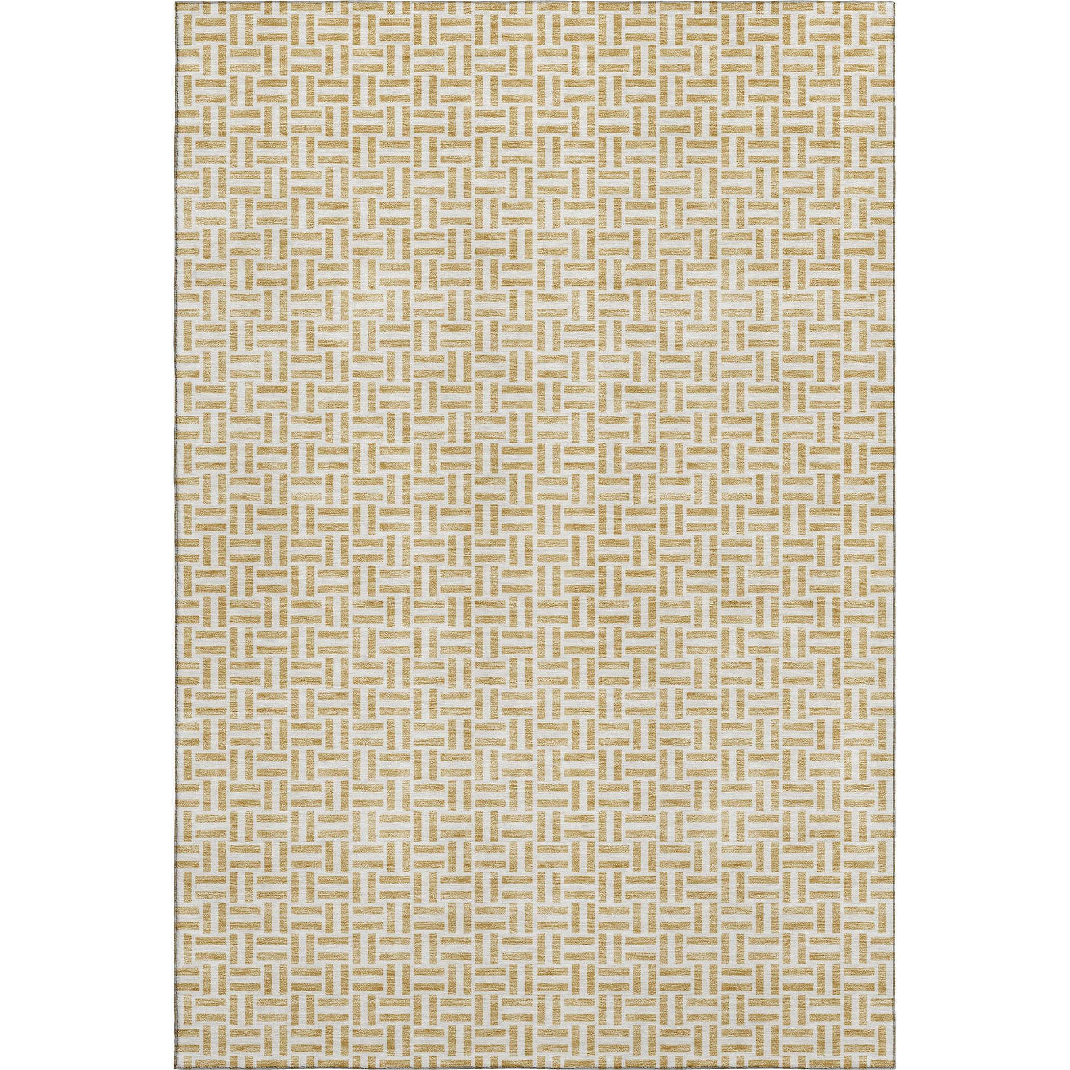 Oaxaca Machine Washable Transitional Gold Rug 2'6" x 3'10" #shape_Rectangle