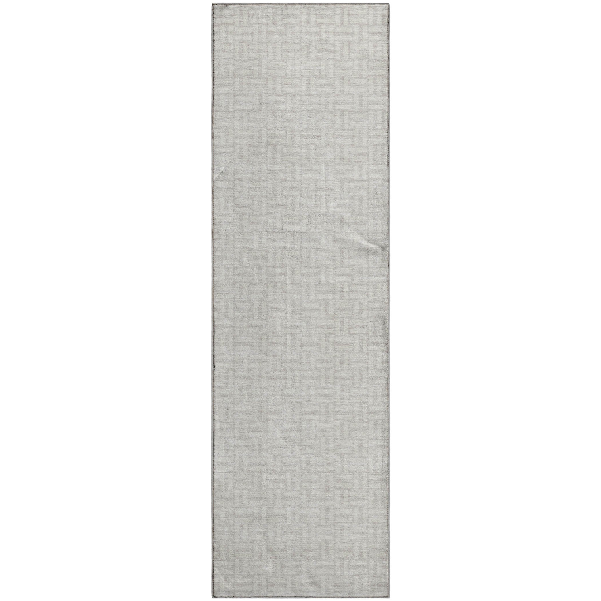 Oaxaca Machine Washable Transitional Ivory Rug 2'3" x 7'6" #shape_Runner