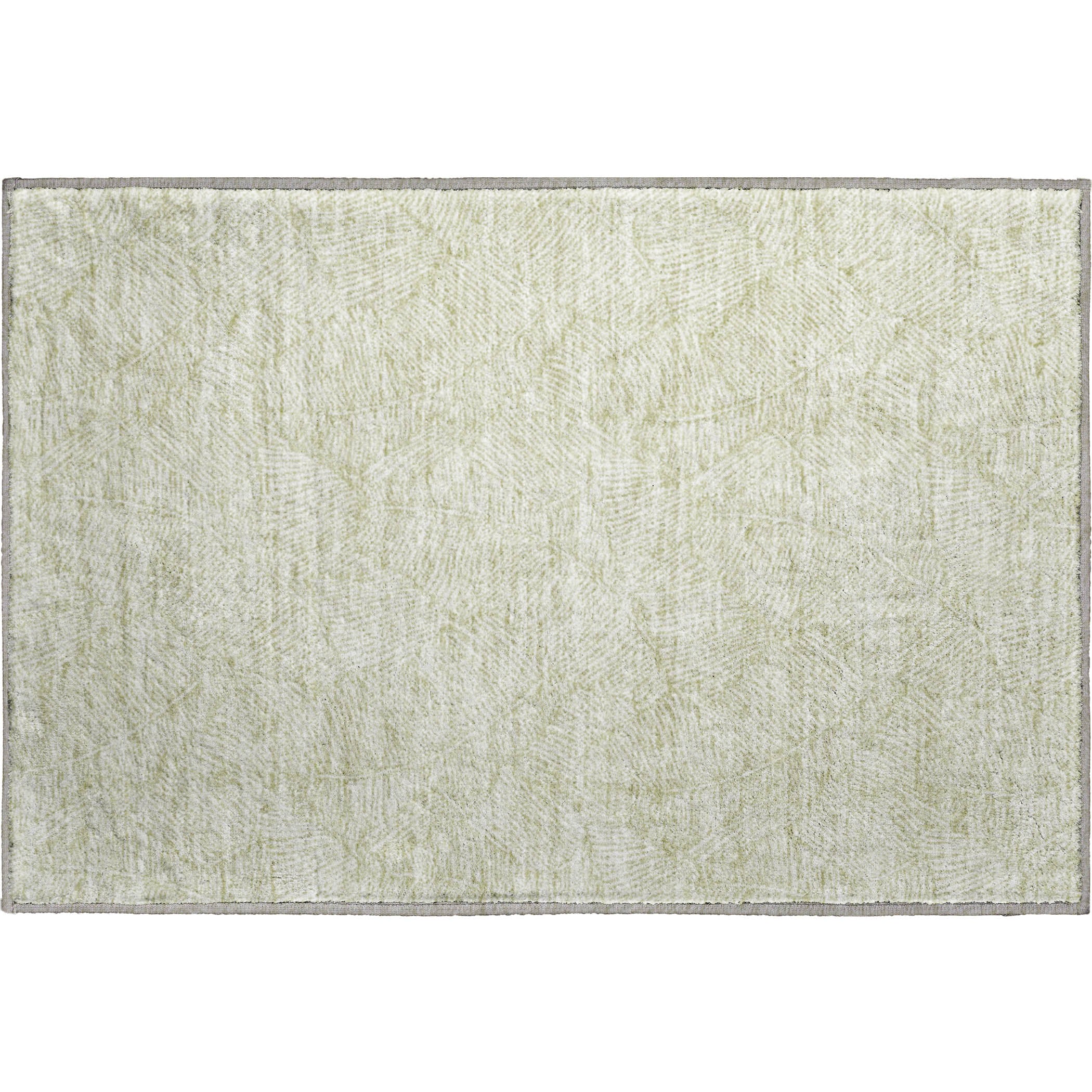 Dubrovnik Machine Washable Transitional Aloe Green Rug 1'8" x 2'6" #shape_Rectangle