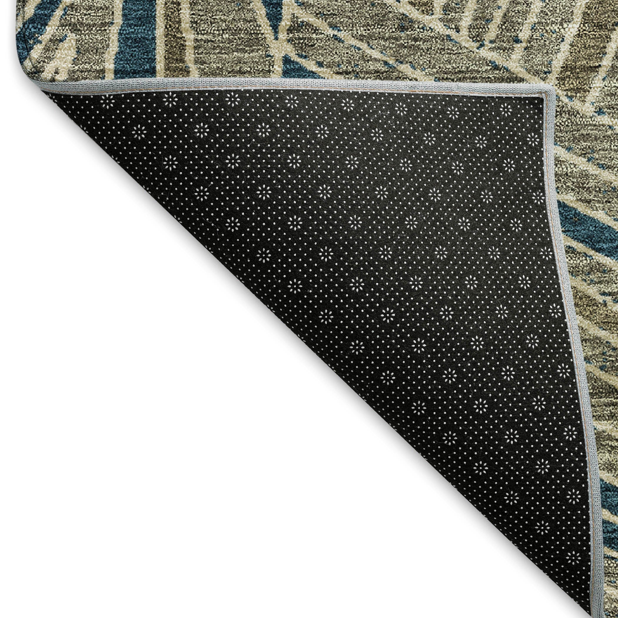 Siena Machine Washable Transitional Taupe Brown Rug 1'8" x 2'6" #shape_Rectangle