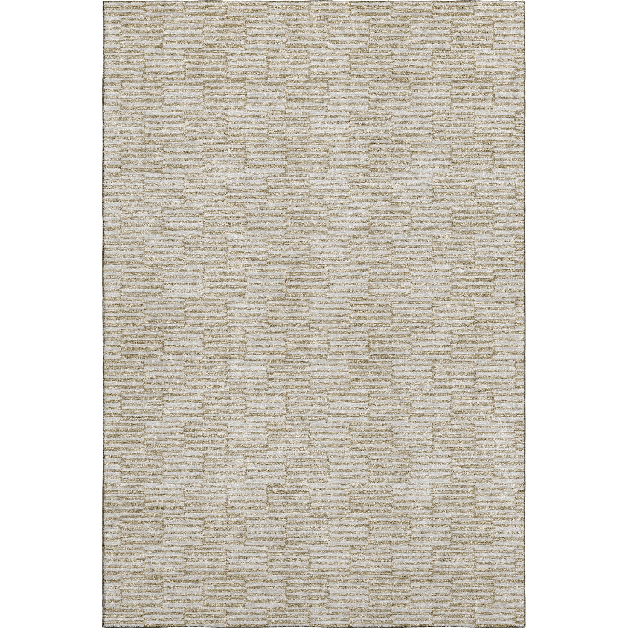 Vienna Machine Washable Transitional Beige Brown Rug 2'6" x 3'10" #shape_Rectangle