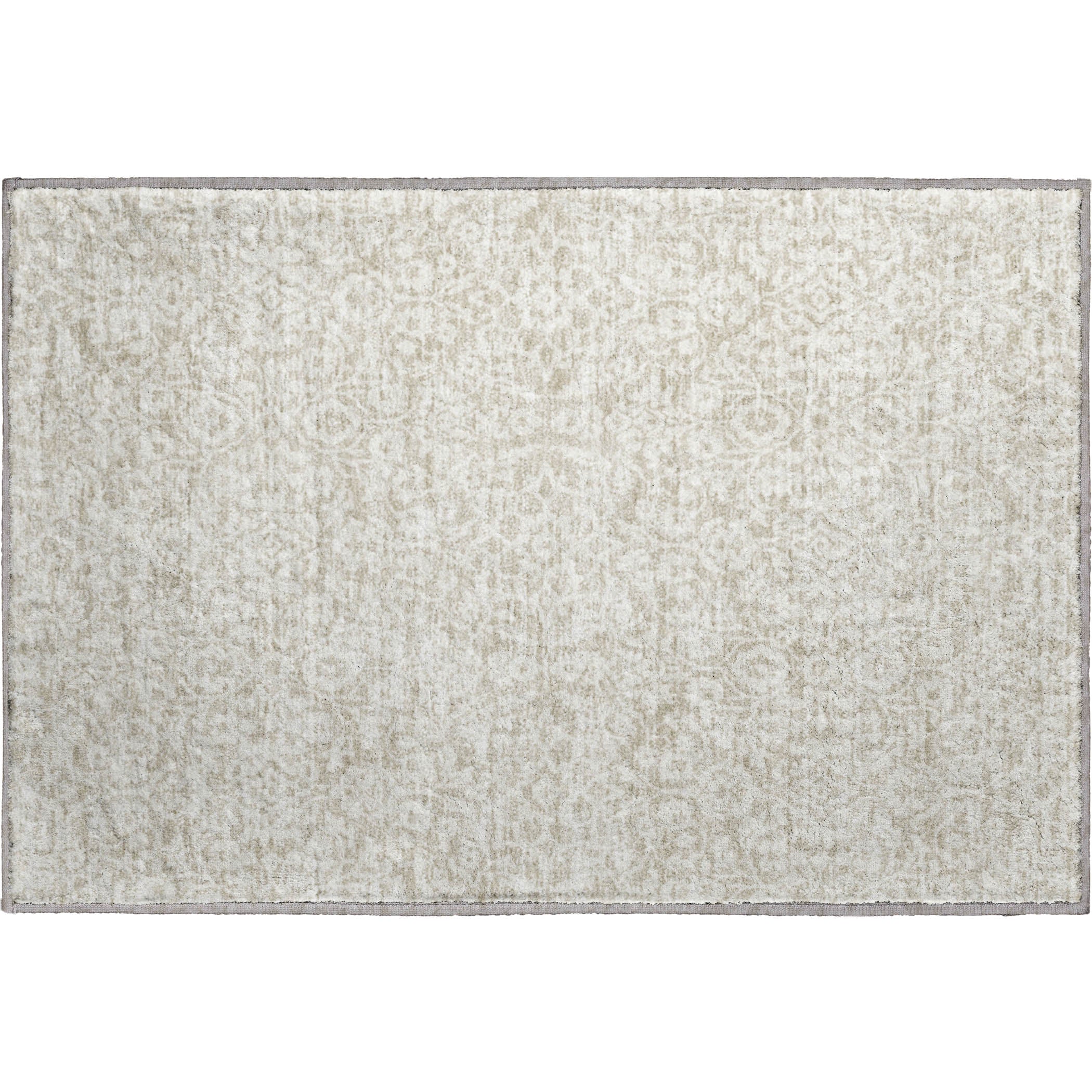 Sintra Machine Washable Traditional Beige Brown Rug 1'8" x 2'6" #shape_Rectangle
