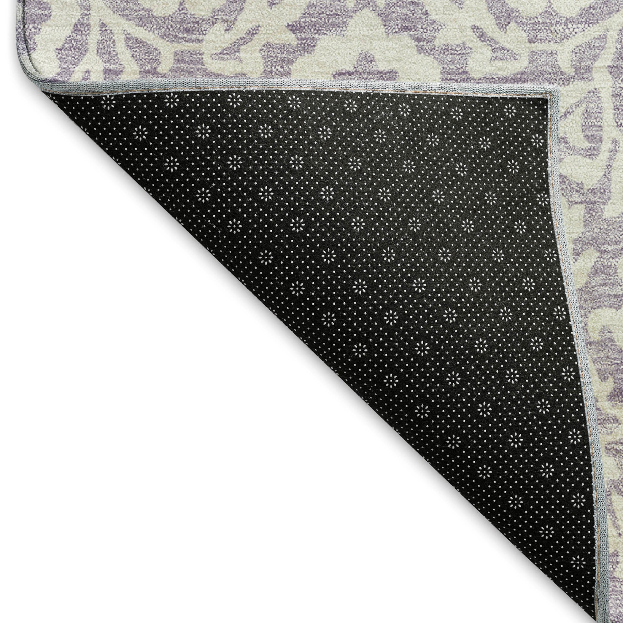 Sintra Machine Washable Traditional Lavender Purple Rug 1'8" x 2'6" #shape_Rectangle