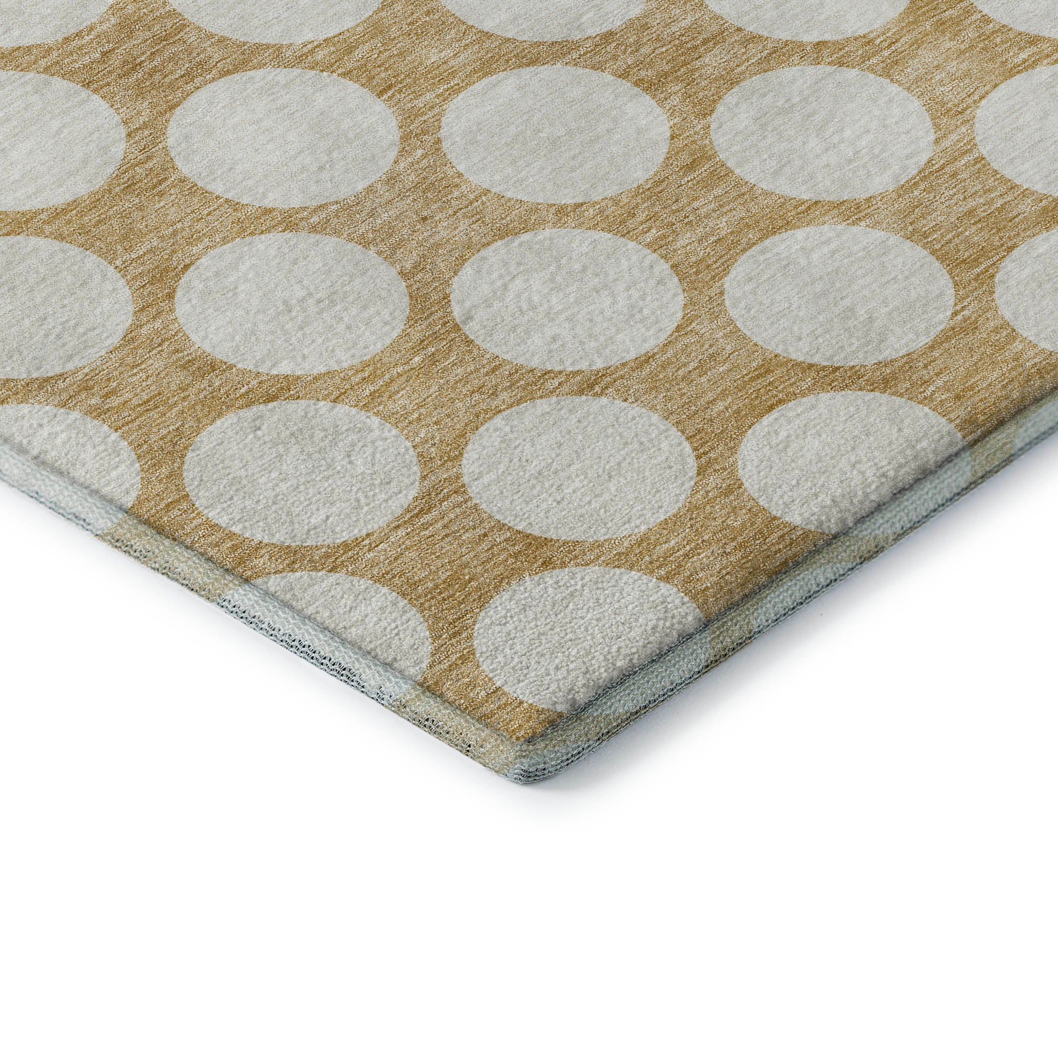 Zanzibar Machine Washable Transitional Gold Rug 1'8" x 2'6" #shape_Rectangle