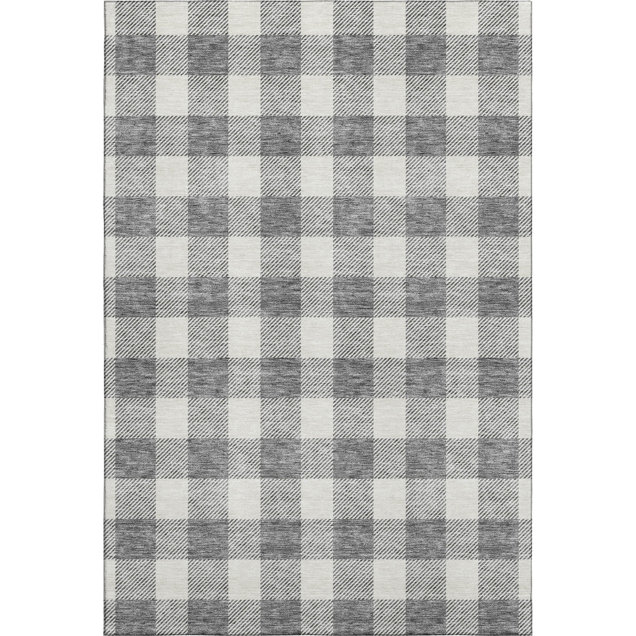 Kyoto Machine Washable Transitional Gray Rug 2'6" x 3'10" #shape_Rectangle
