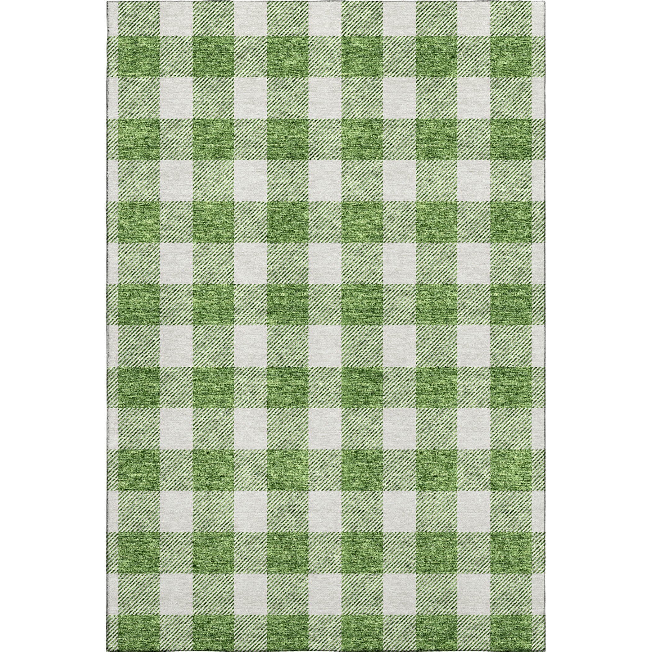 Kyoto Machine Washable Transitional Green Rug 2'6" x 3'10" #shape_Rectangle