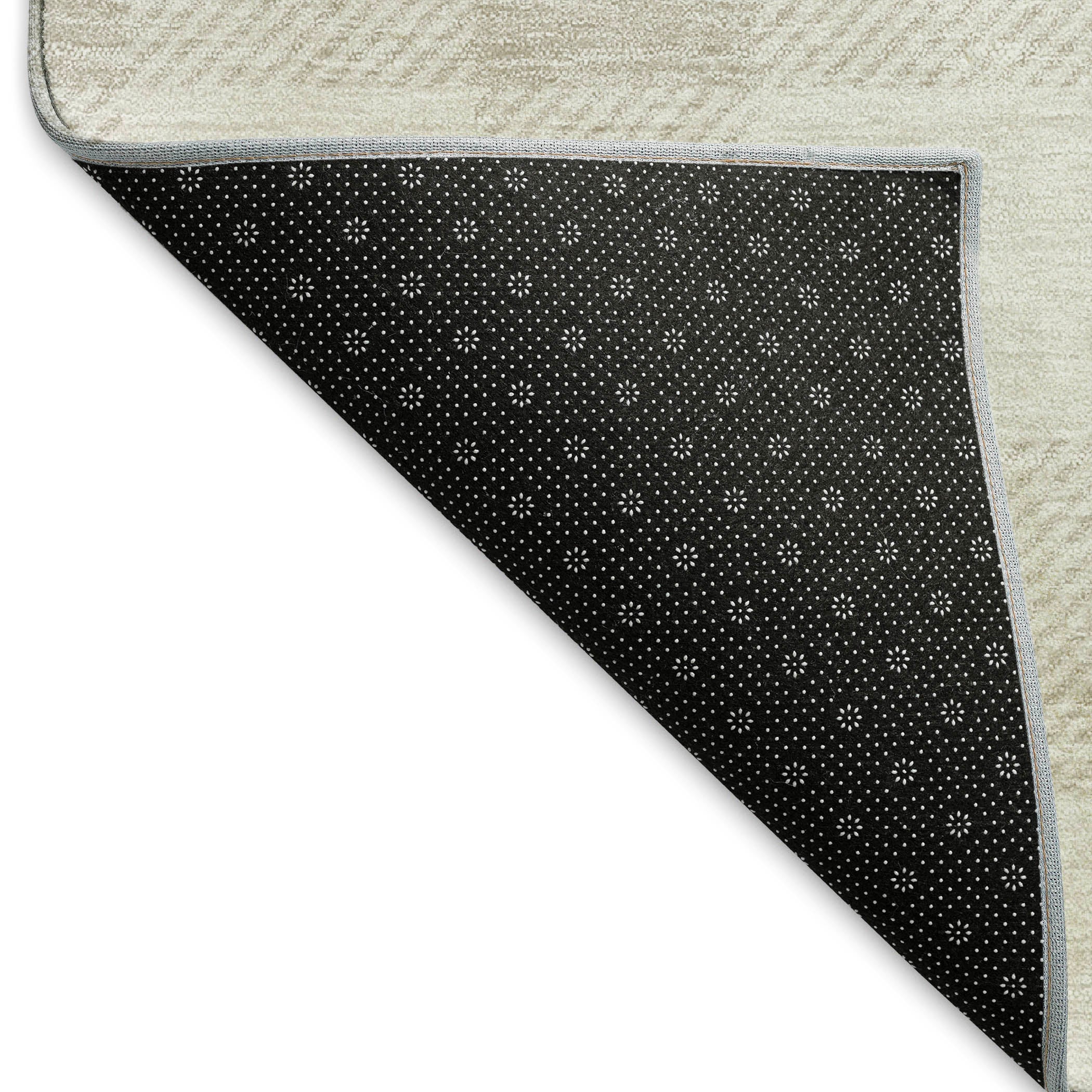 Kyoto Machine Washable Transitional Ivory Rug 1'8" x 2'6" #shape_Rectangle