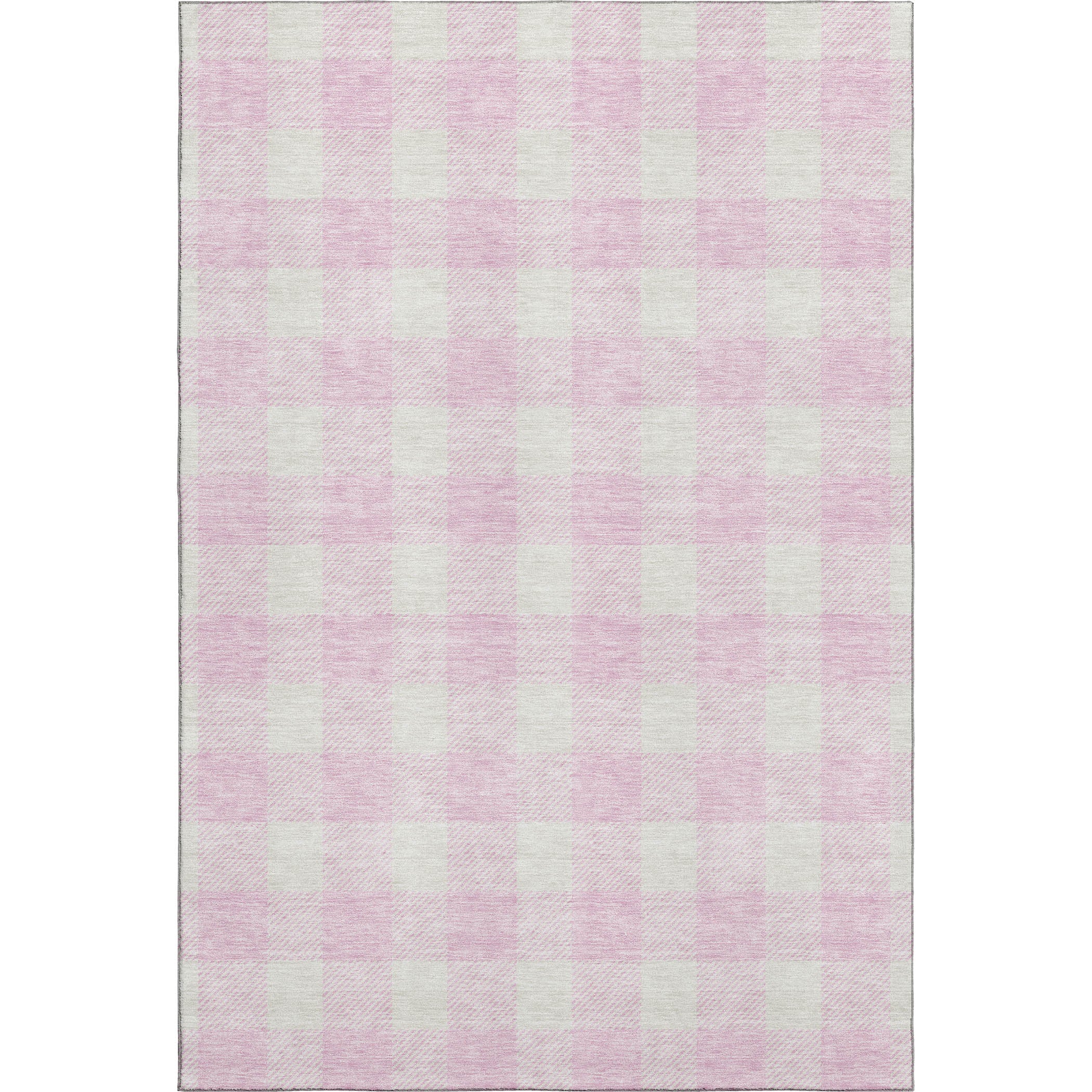 Kyoto Machine Washable Transitional Pink Rug 2'6" x 3'10" #shape_Rectangle