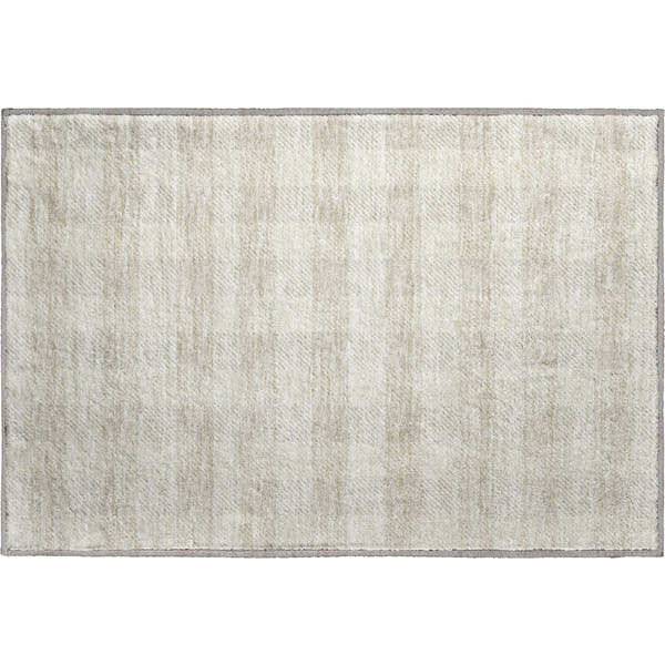 Bruges Machine Washable Transitional Ivory Rug 1'8" x 2'6"