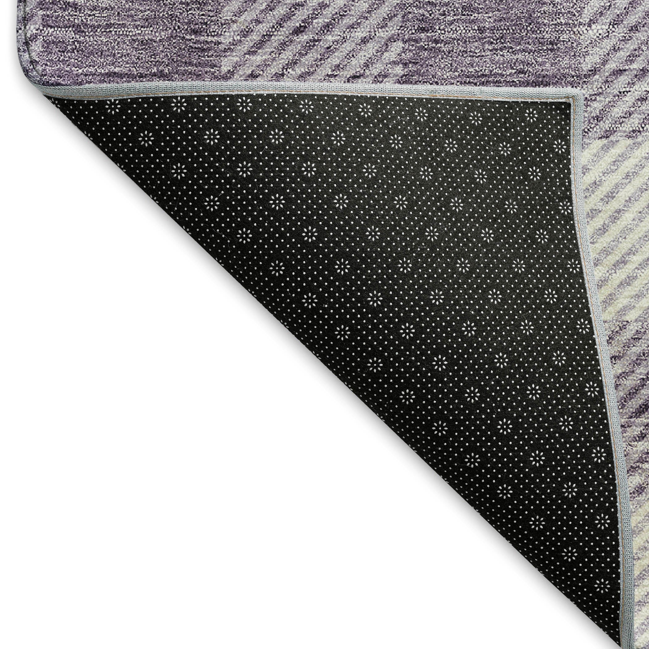Bruges Machine Washable Transitional Lavender Purple Rug 1'8" x 2'6" #shape_Rectangle