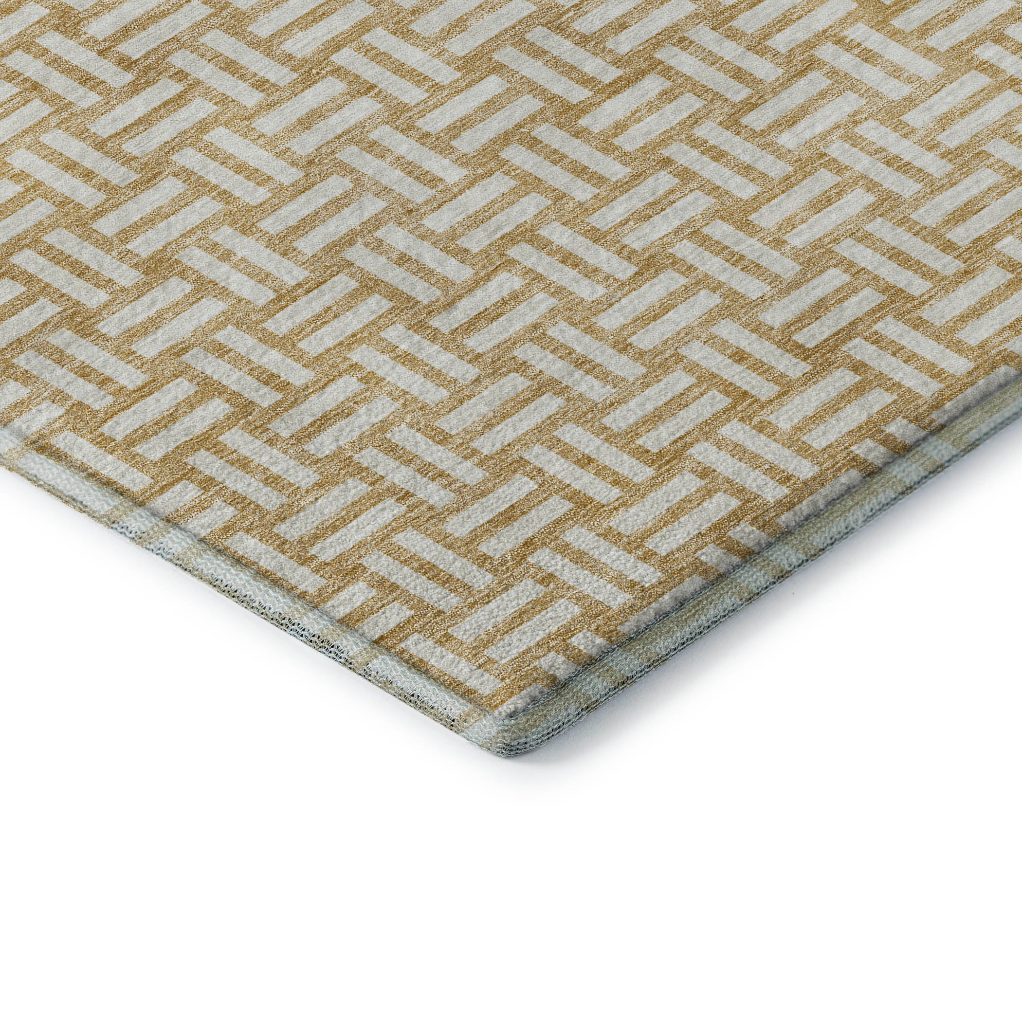 Bergen Machine Washable Transitional Gold Rug 1'8" x 2'6" #shape_Rectangle