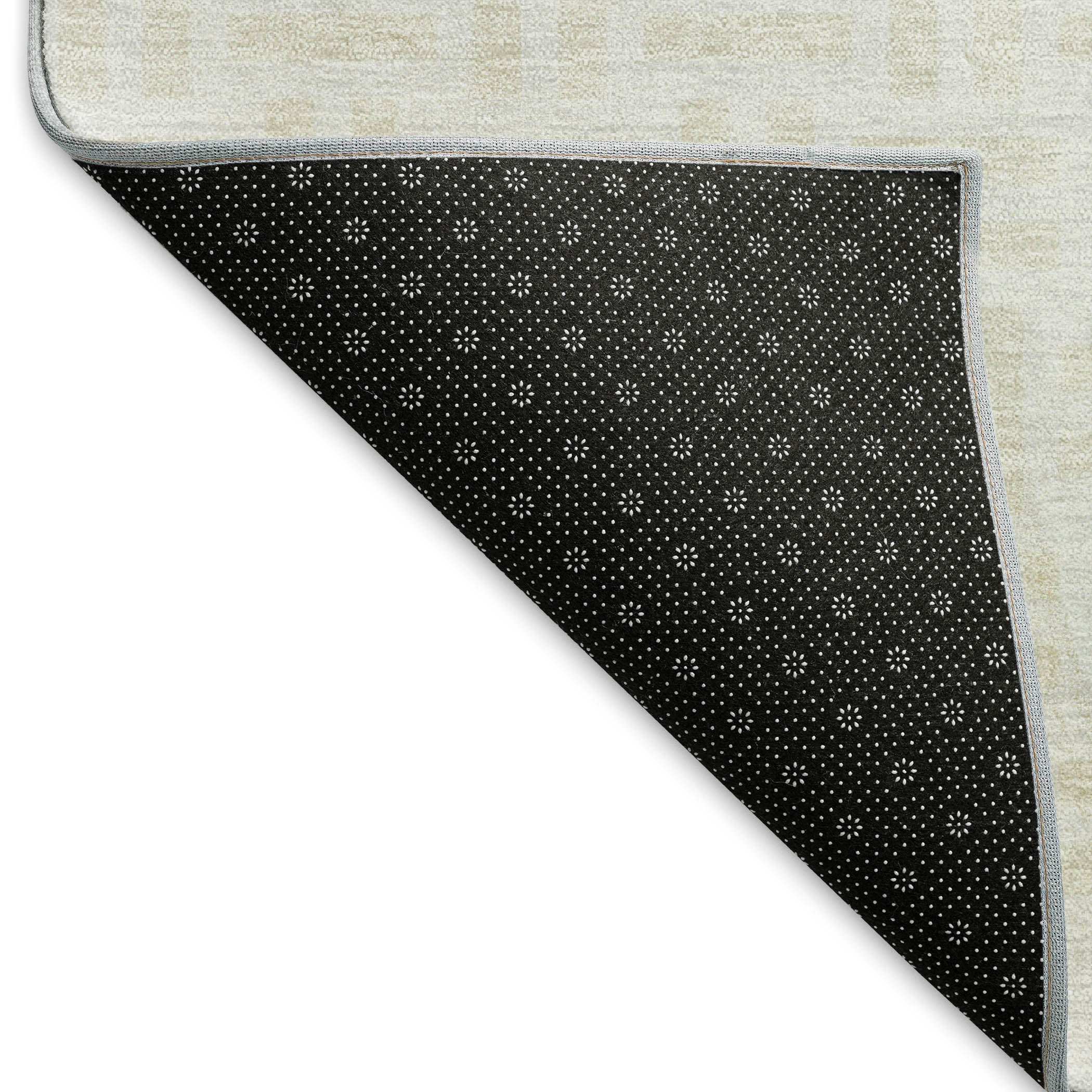 Bergen Machine Washable Transitional Ivory Rug 1'8" x 2'6" #shape_Rectangle