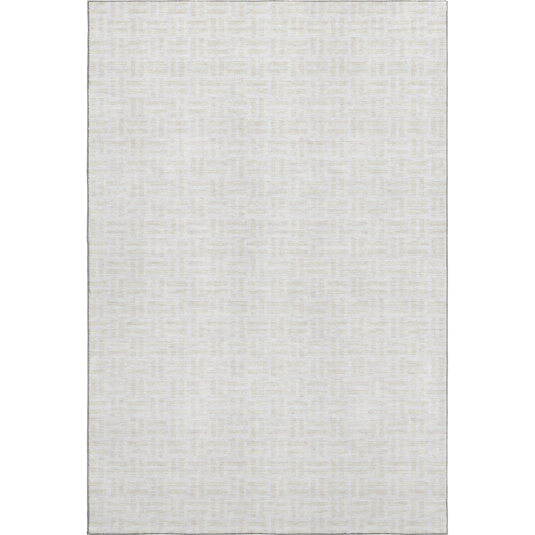 Bergen Machine Washable Transitional Ivory Rug 2'6" x 3'10" #shape_Rectangle