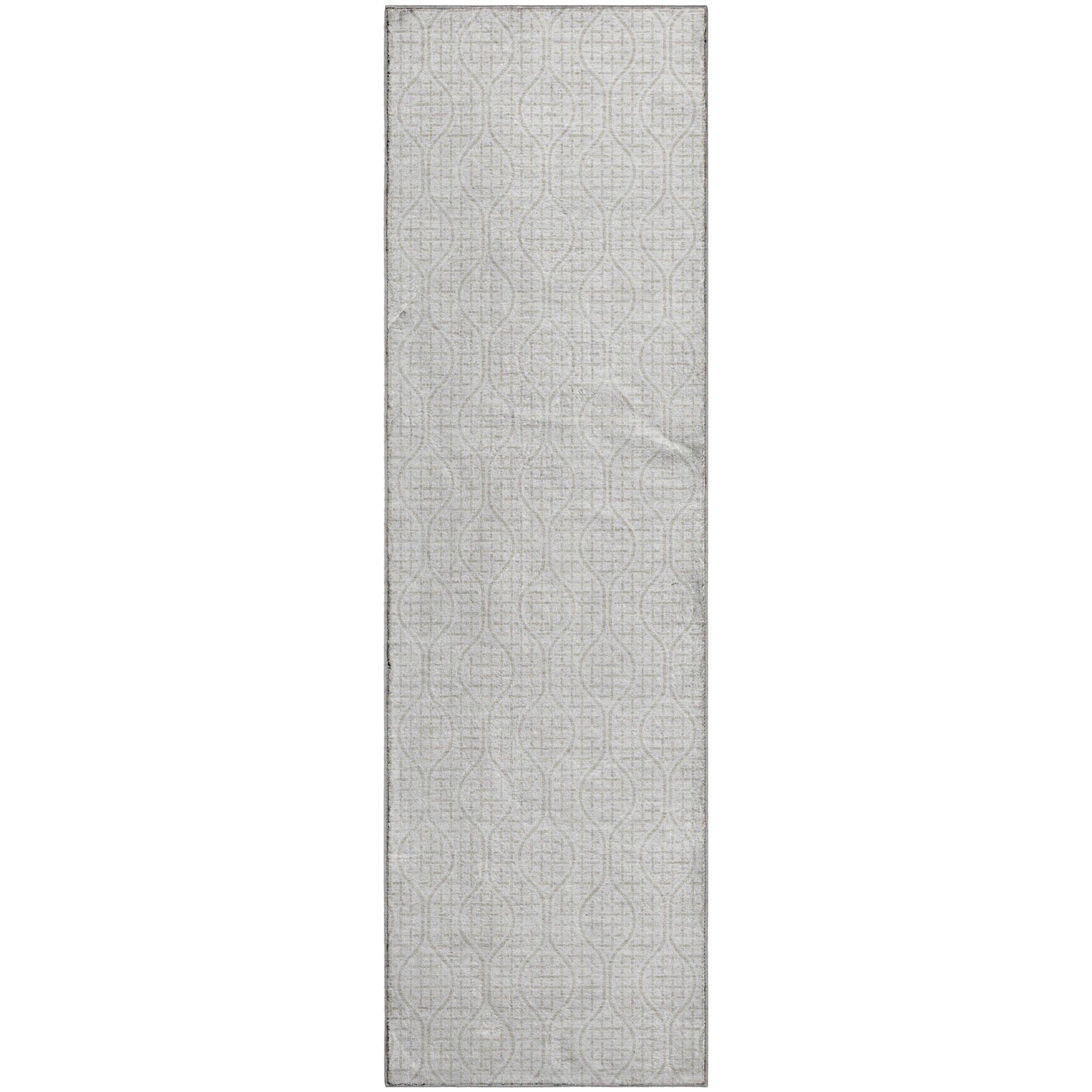 Bruges Machine Washable Transitional Ivory Rug 2'3" x 7'6" #shape_Runner