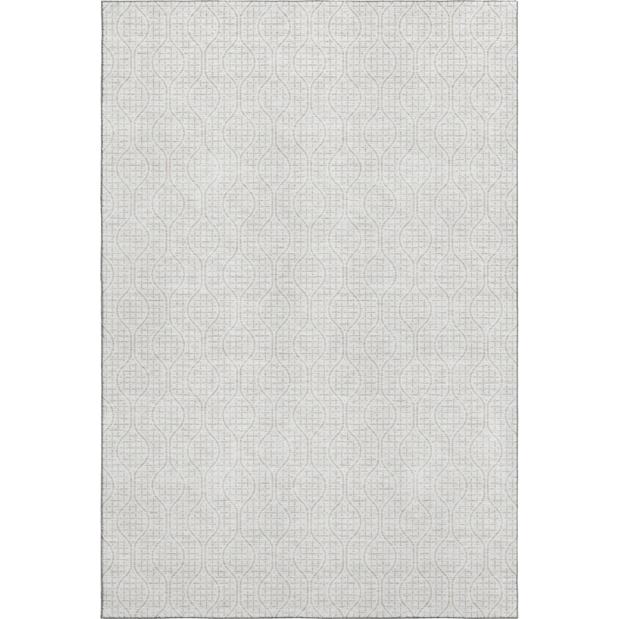 Bruges Machine Washable Transitional Ivory Rug 2'6" x 3'10" #shape_Rectangle