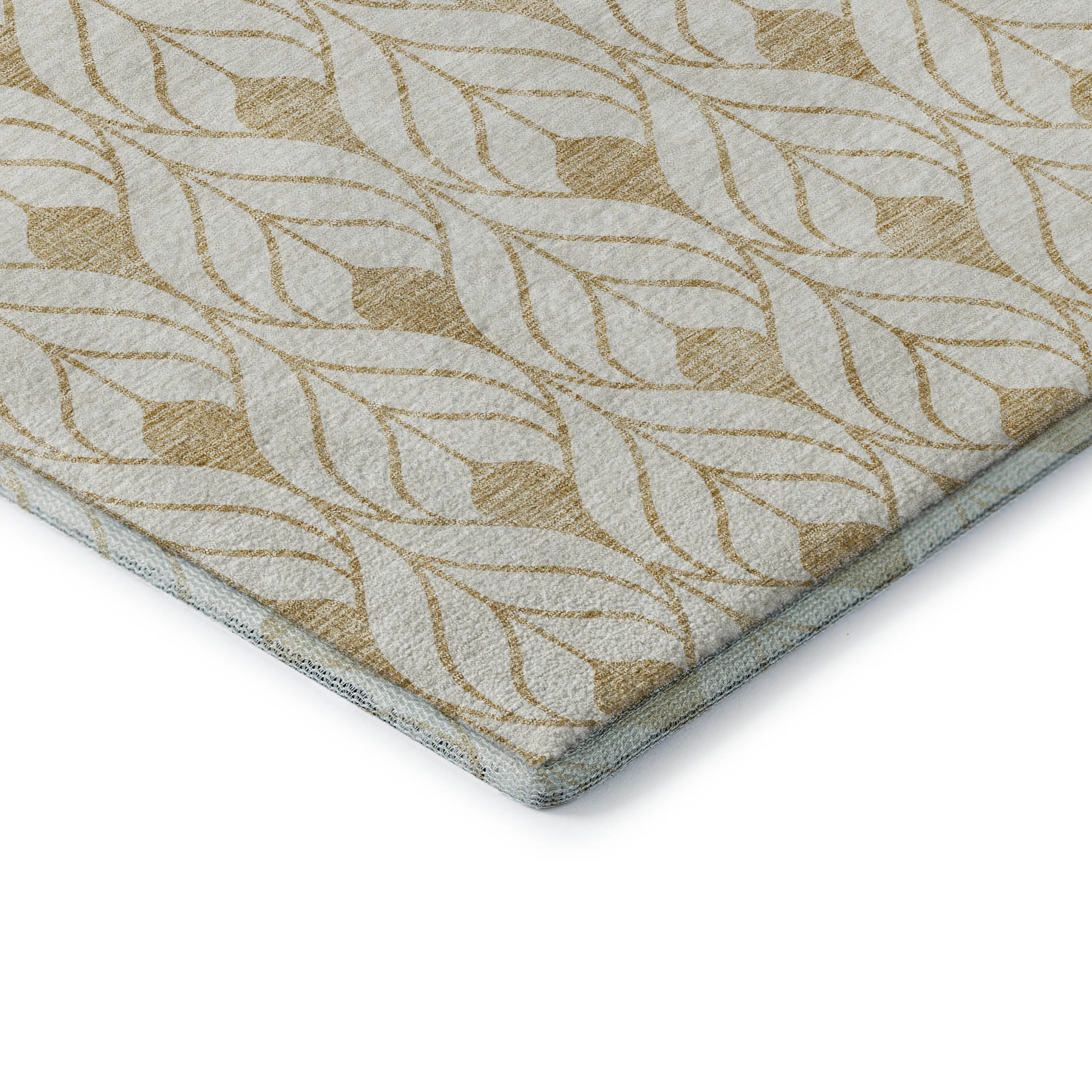 Marrakech Machine Washable Transitional Gold Rug 1'8" x 2'6" #shape_Rectangle