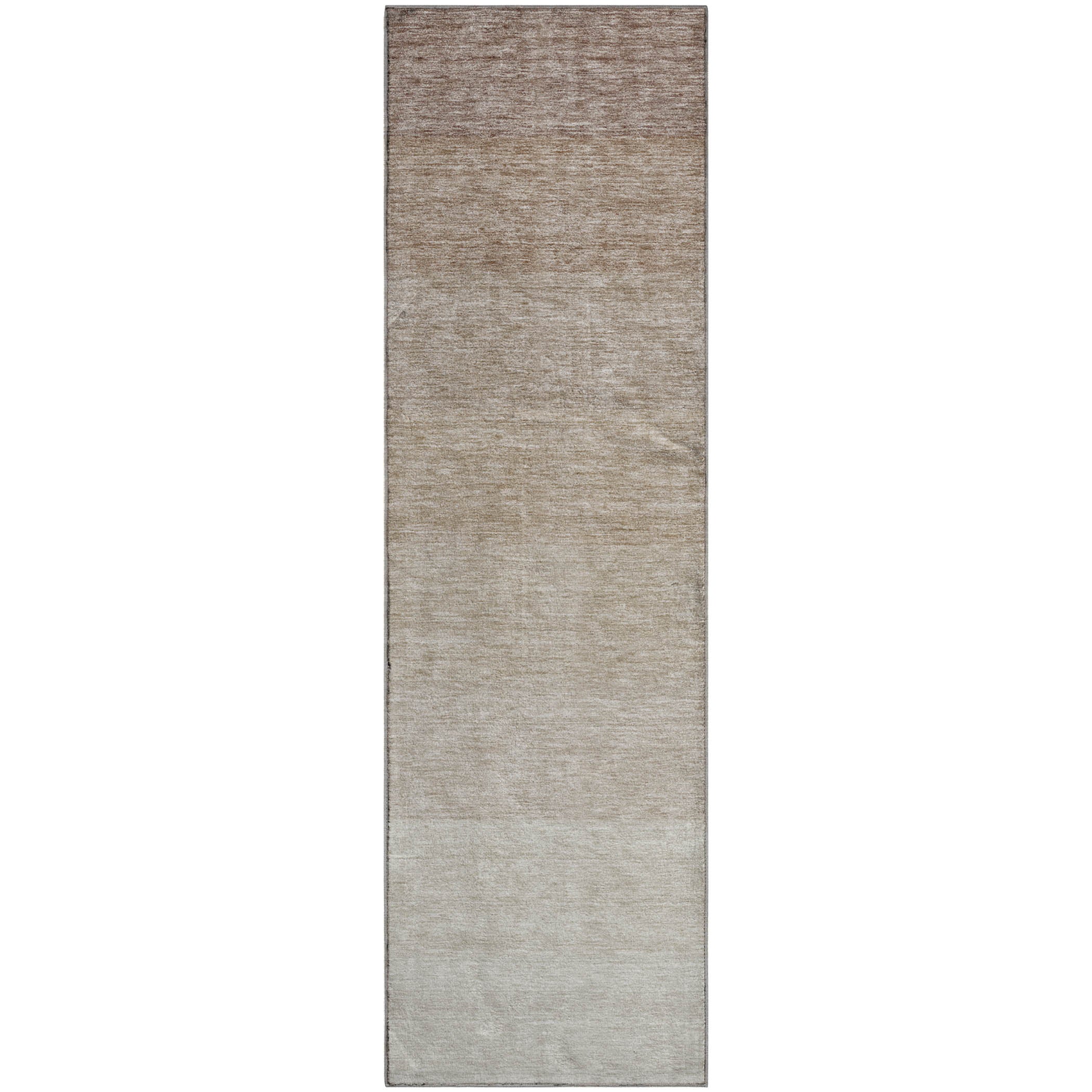 Salzburg Machine Washable Transitional Beige Brown Rug 2'3" x 7'6" #shape_Runner