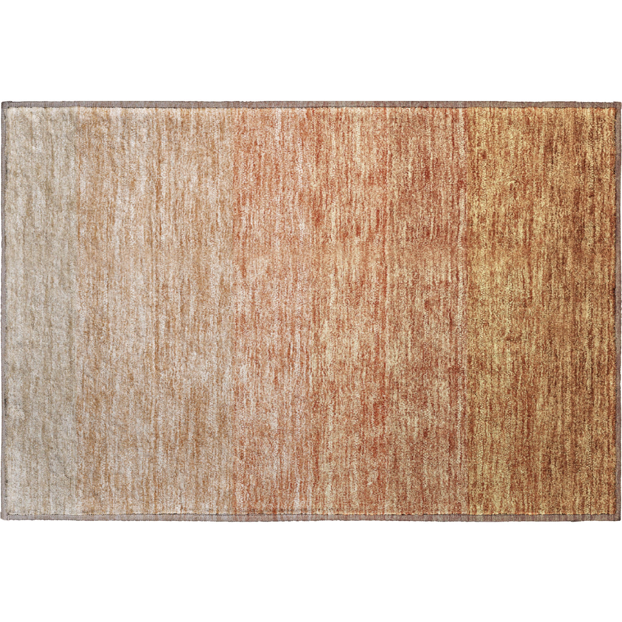 Salzburg Machine Washable Transitional Paprika Orange Rug 1'8" x 2'6" #shape_Rectangle