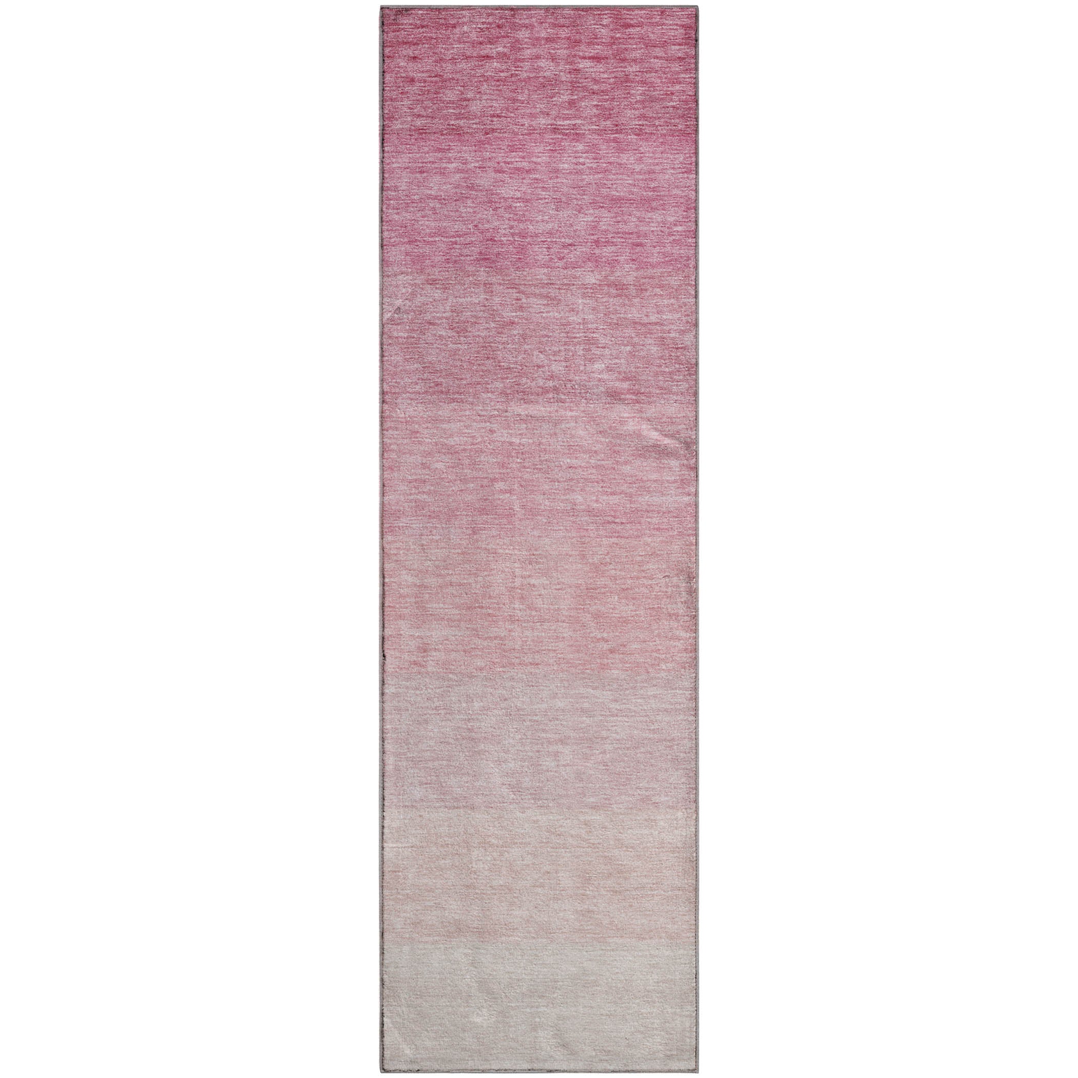 Salzburg Machine Washable Transitional Pink Rug 2'3" x 7'6" #shape_Runner