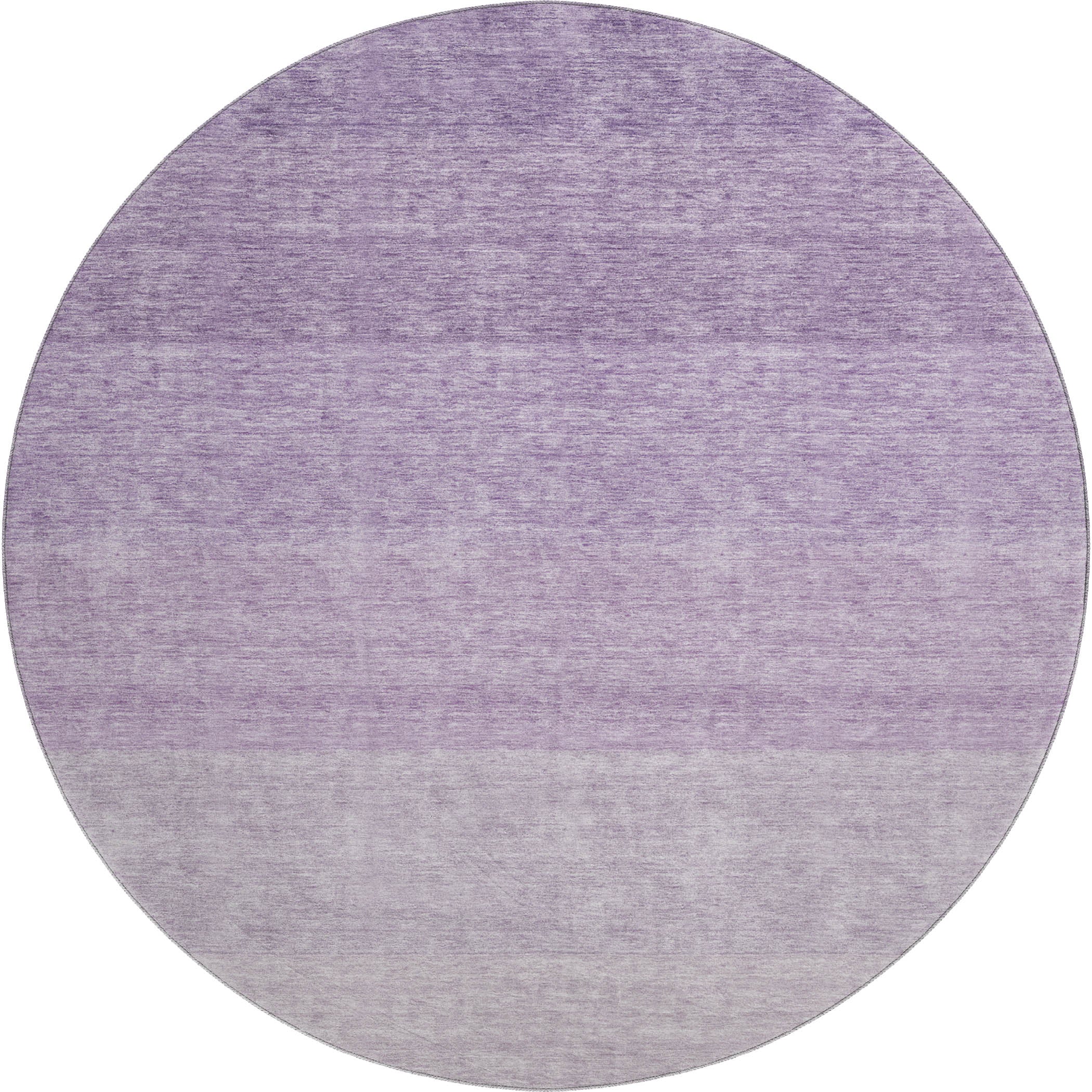 Salzburg Machine Washable Transitional Purple Rug 8' x 8' #shape_Round