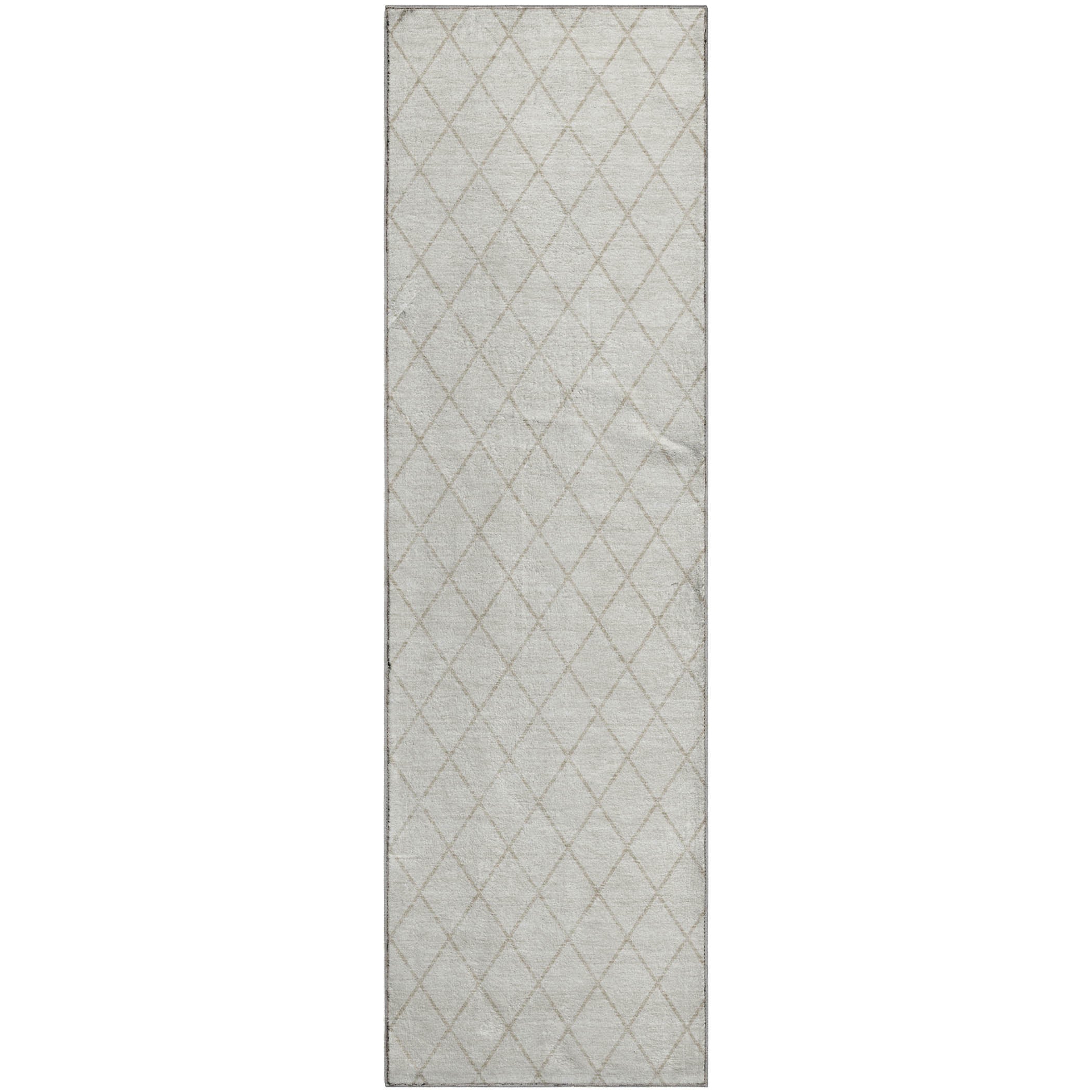 Tallinn Machine Washable Transitional Ivory Rug 2'3" x 7'6" #shape_Runner