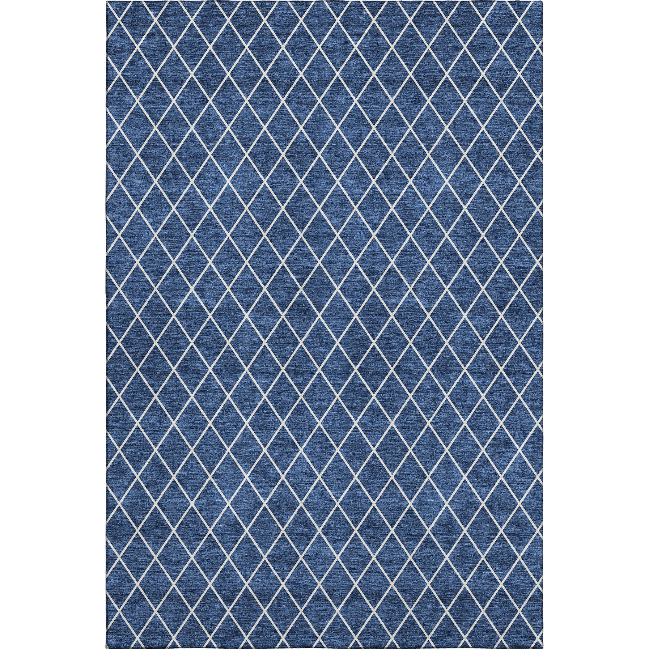 Tallinn Machine Washable Transitional Navy Blue Rug 2'6" x 3'10" #shape_Rectangle