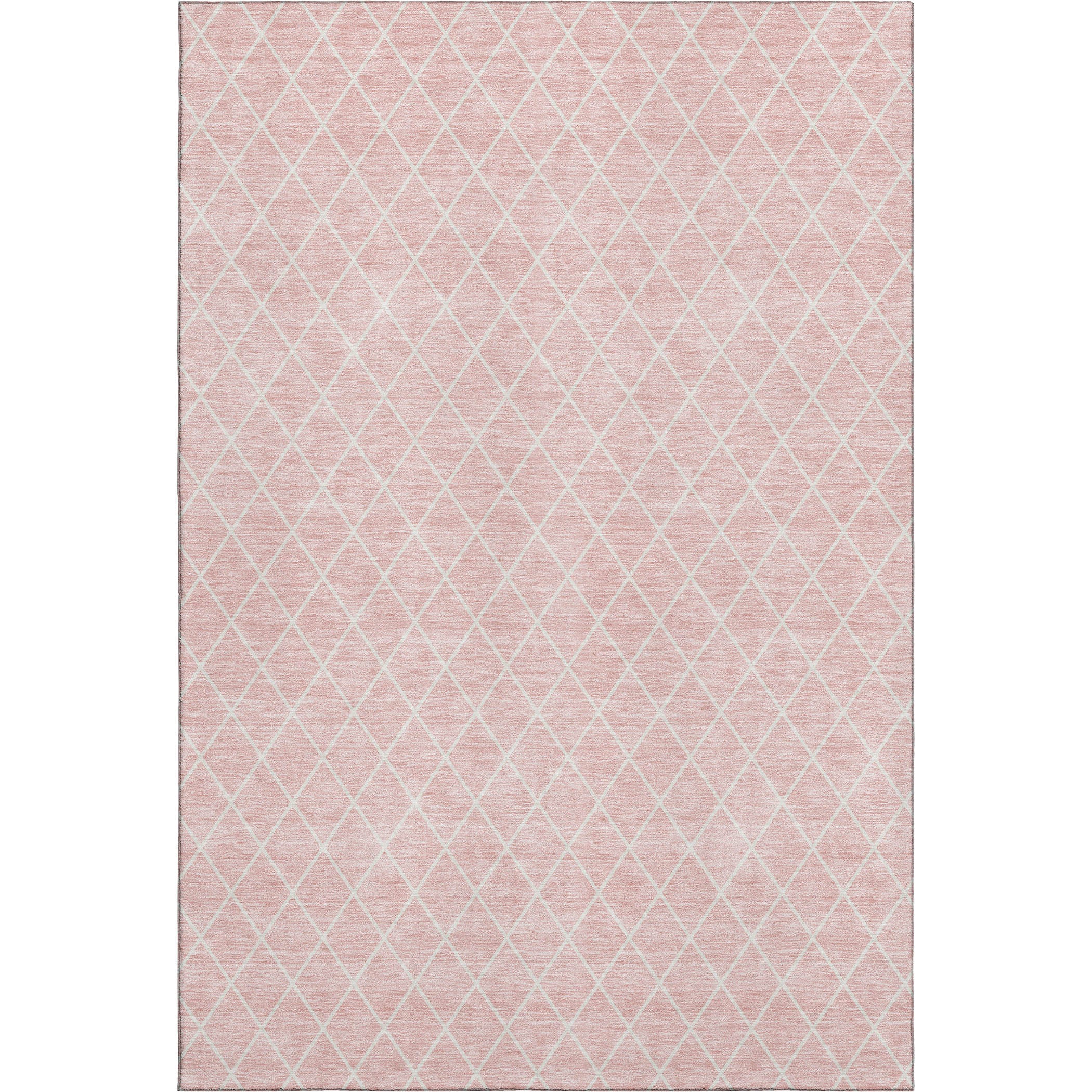 Tallinn Machine Washable Transitional Pink Rug 2'6" x 3'10" #shape_Rectangle