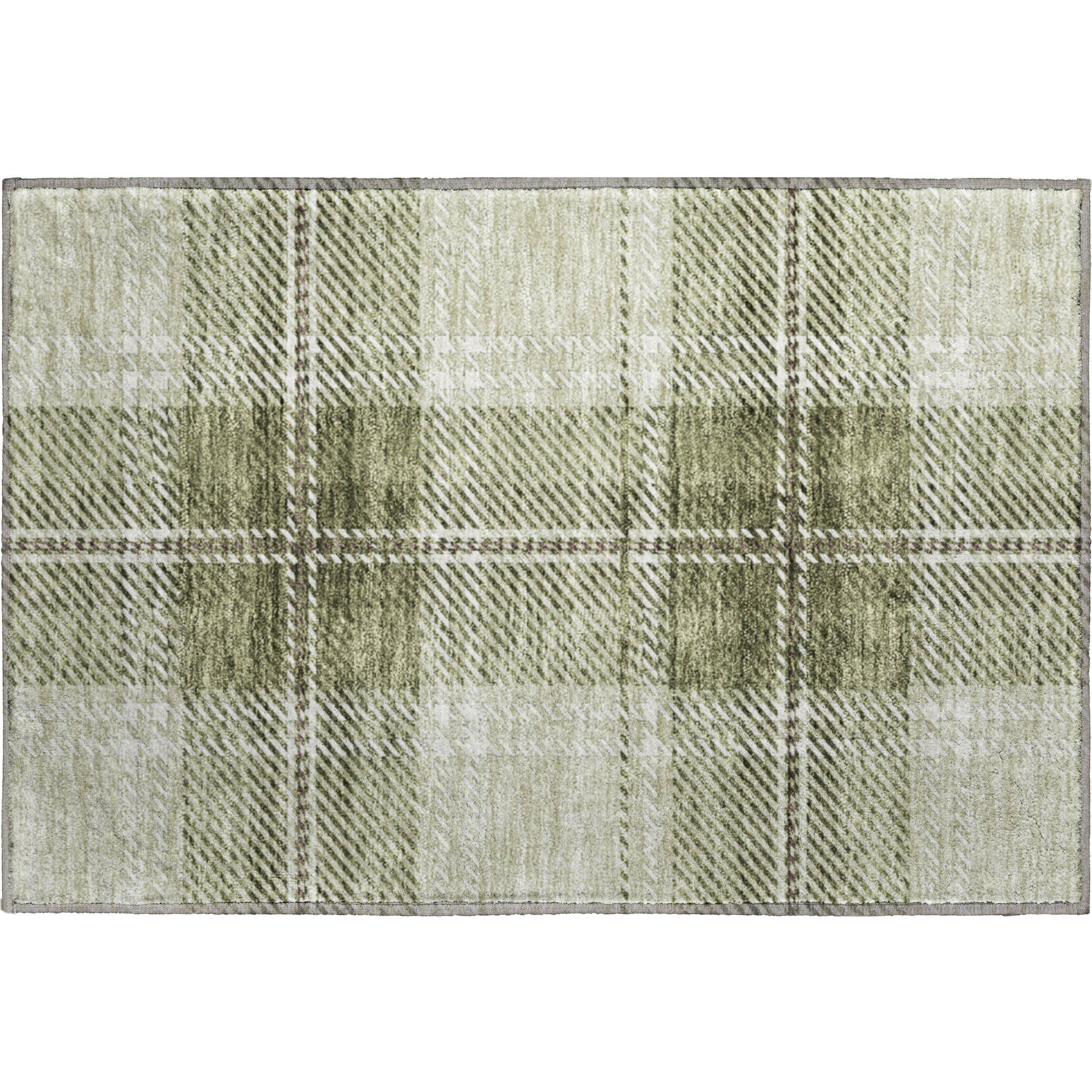Chiang Mai Machine Washable Transitional Aloe Green Rug 1'8" x 2'6" #shape_Rectangle