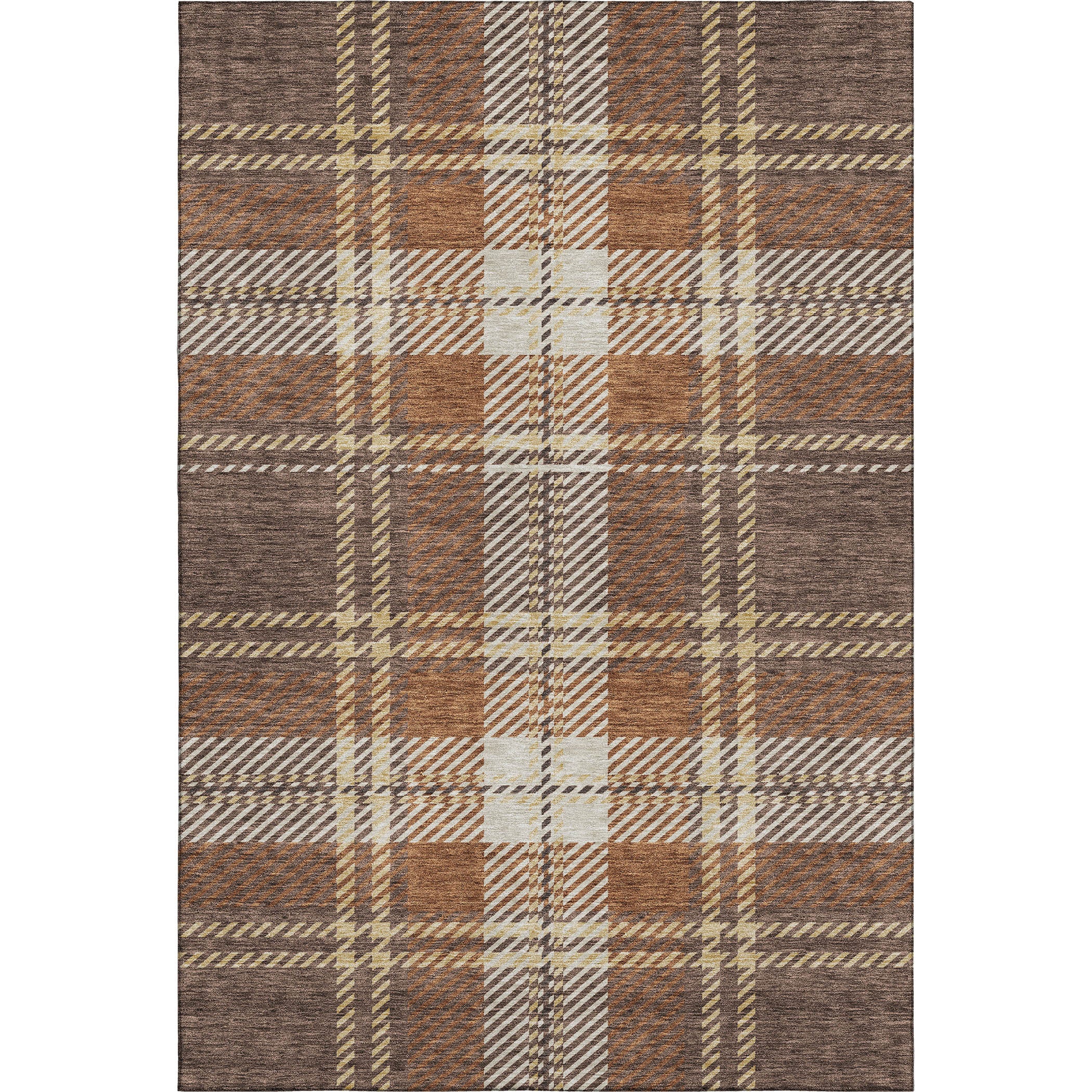 Chiang Mai Machine Washable Transitional Chocolate Brown Rug 2'6" x 3'10" #shape_Rectangle