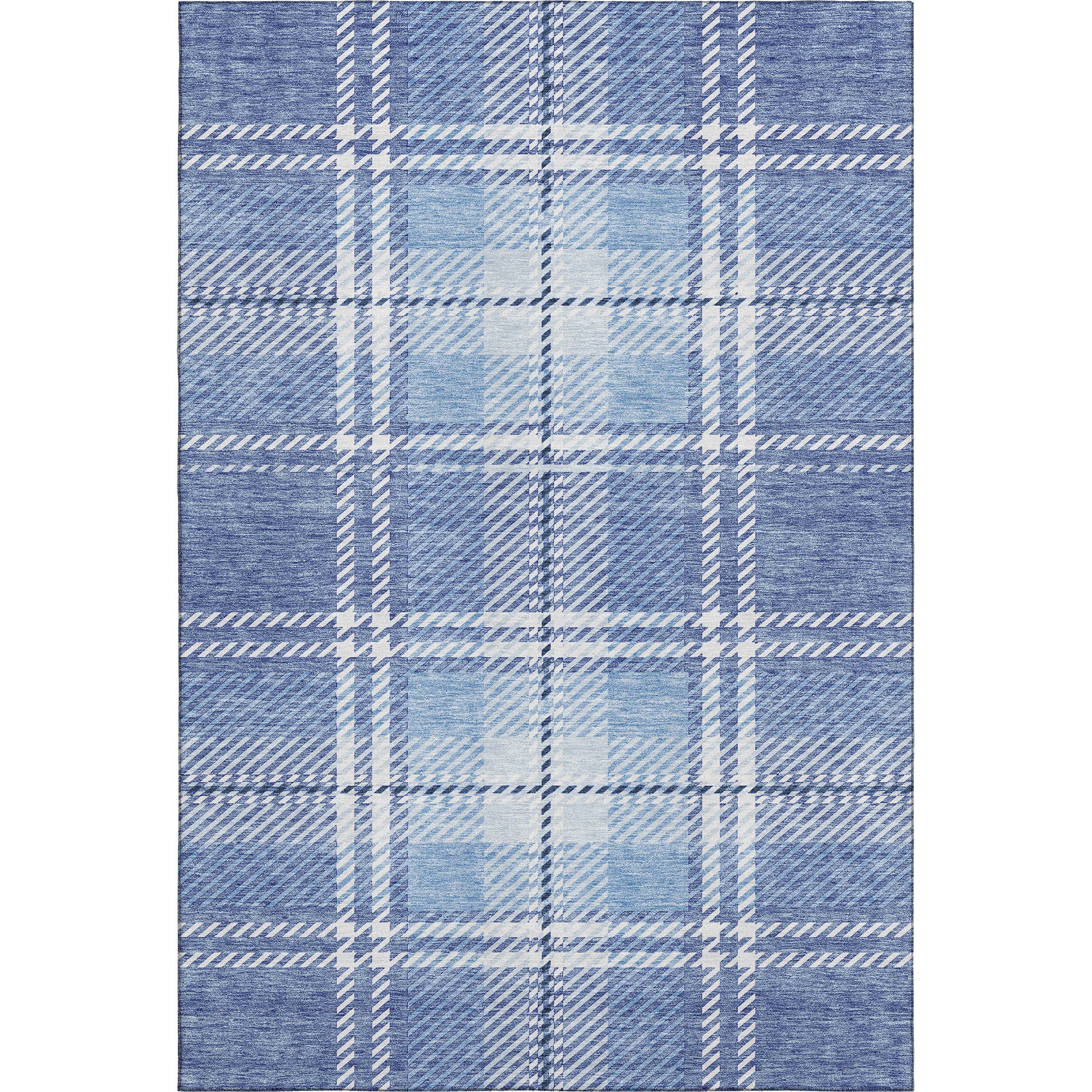 Chiang Mai Machine Washable Transitional Denim Blue Rug 2'6" x 3'10" #shape_Rectangle