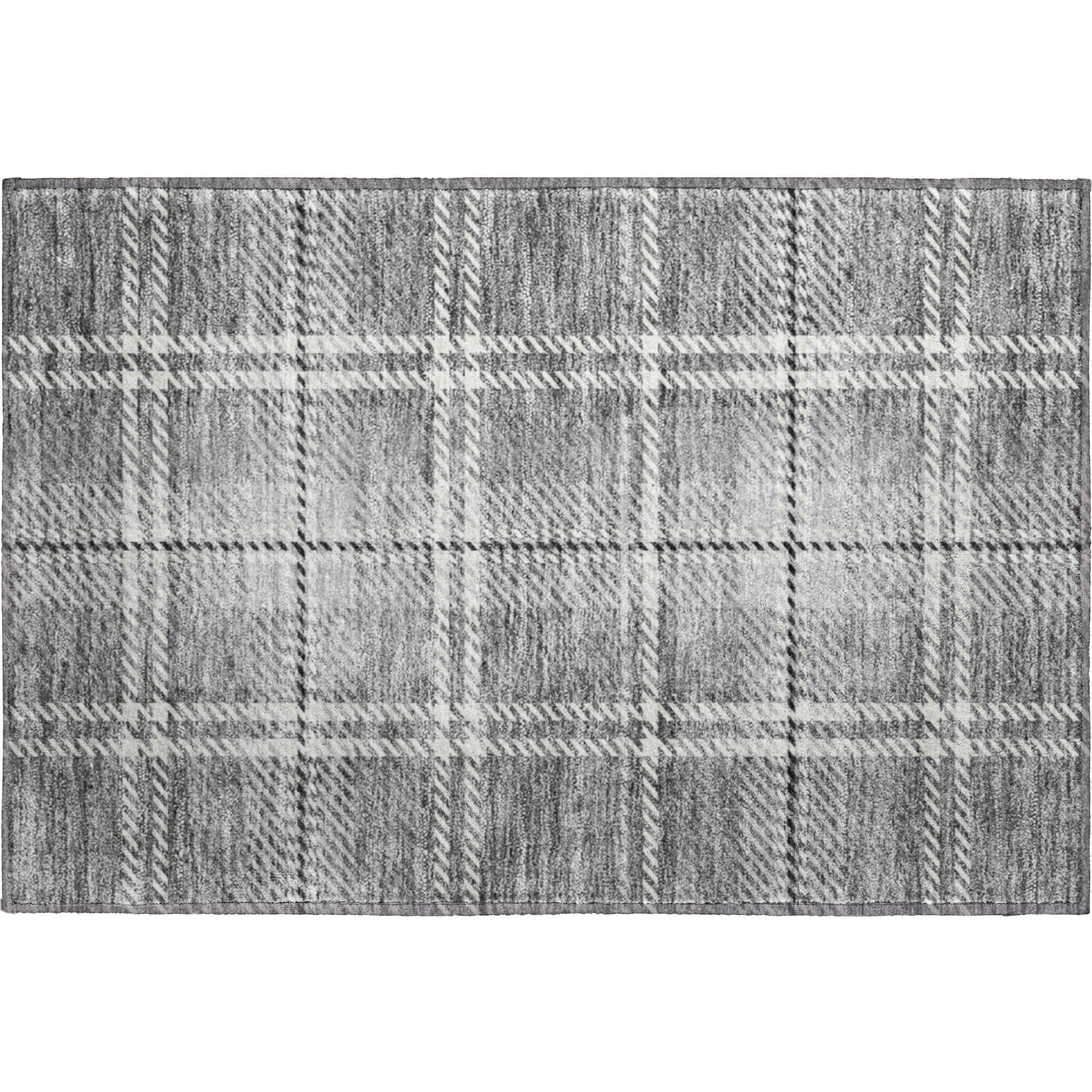 Chiang Mai Machine Washable Transitional Gray Rug 1'8" x 2'6" #shape_Rectangle