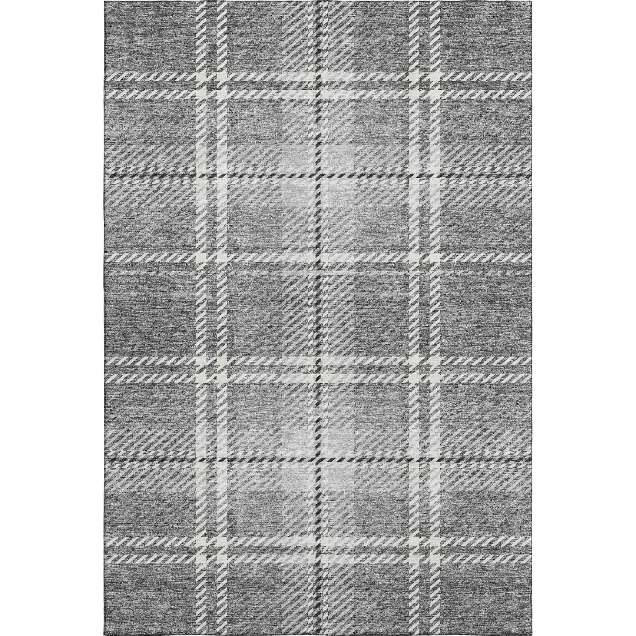 Chiang Mai Machine Washable Transitional Gray Rug 2'6" x 3'10" #shape_Rectangle