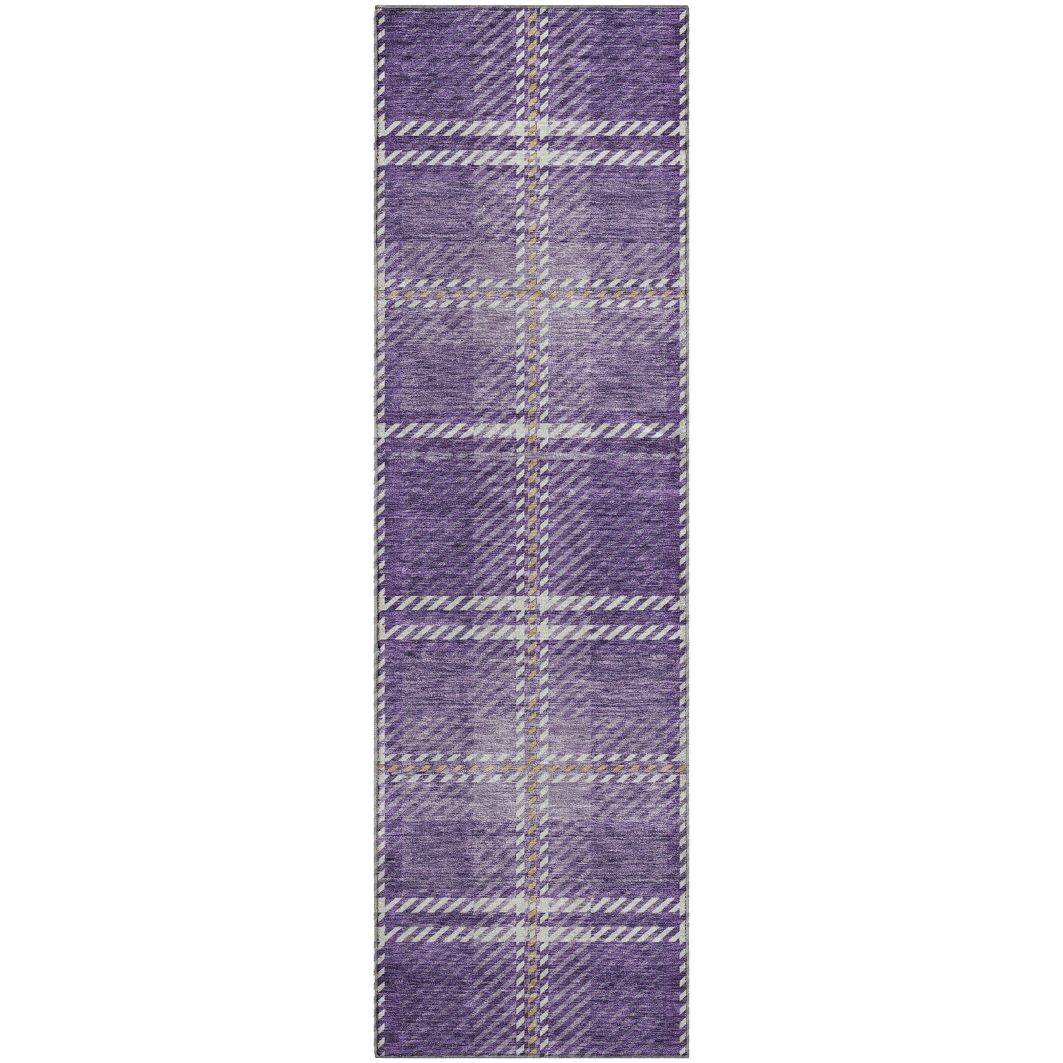 Chiang Mai Machine Washable Transitional Purple Rug 2'3" x 7'6" #shape_Runner
