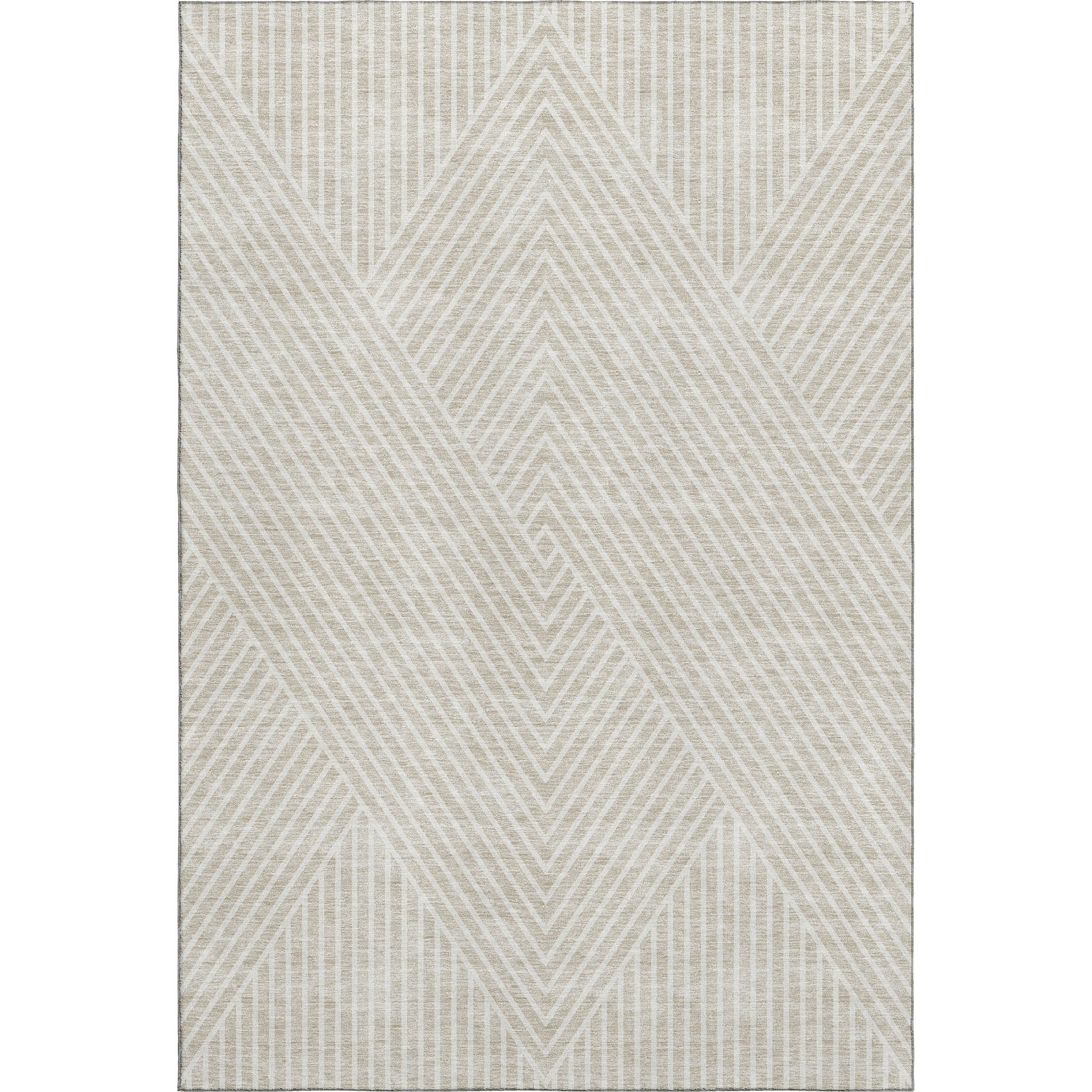 Bern Machine Washable Transitional Beige Brown Rug 2'6" x 3'10" #shape_Rectangle
