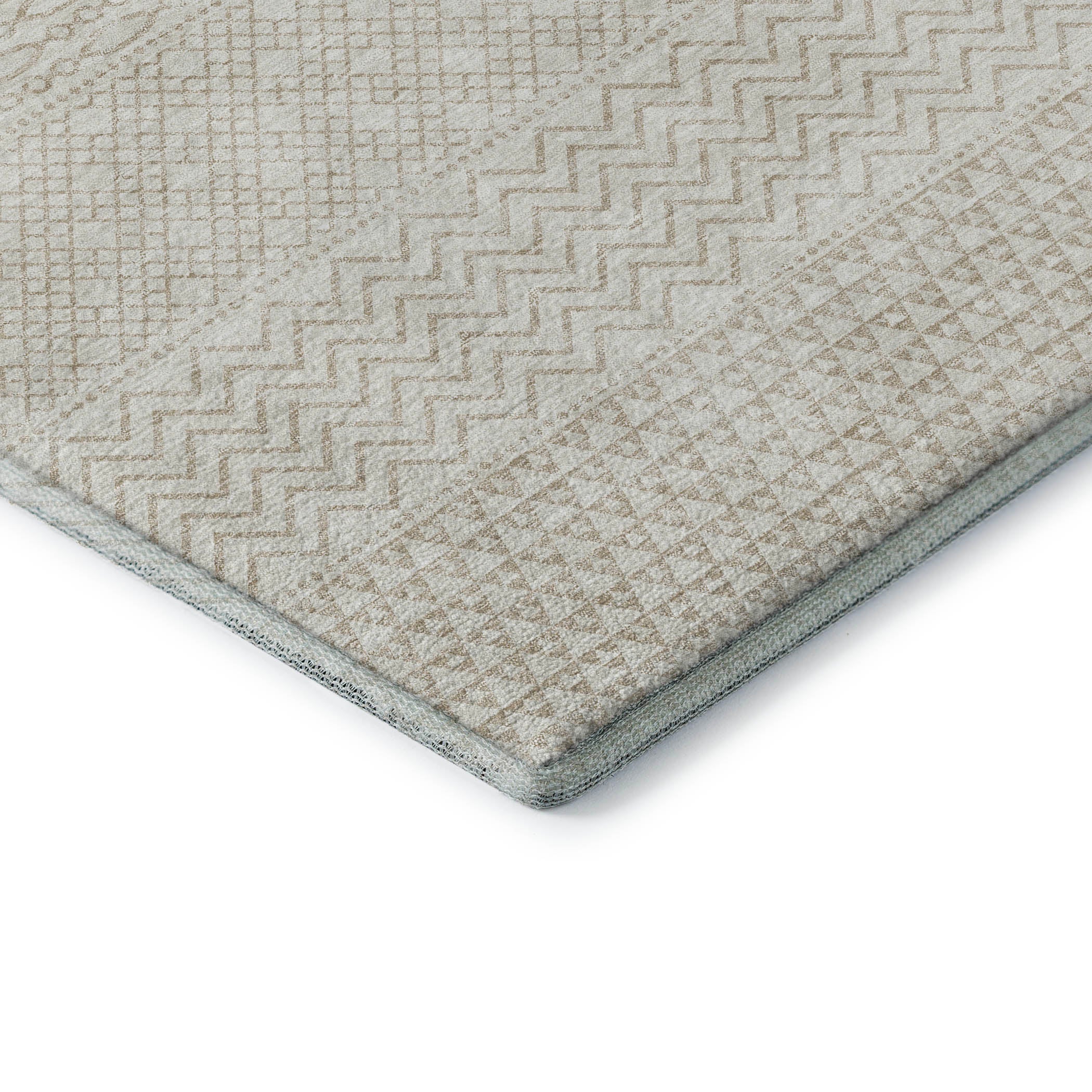 Florence Machine Washable Transitional Ivory Rug 1'8" x 2'6" #shape_Rectangle