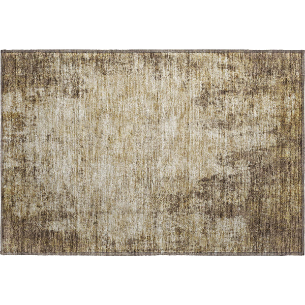 Bogota Machine Washable Transitional Brown Rug 1'8" x 2'6"