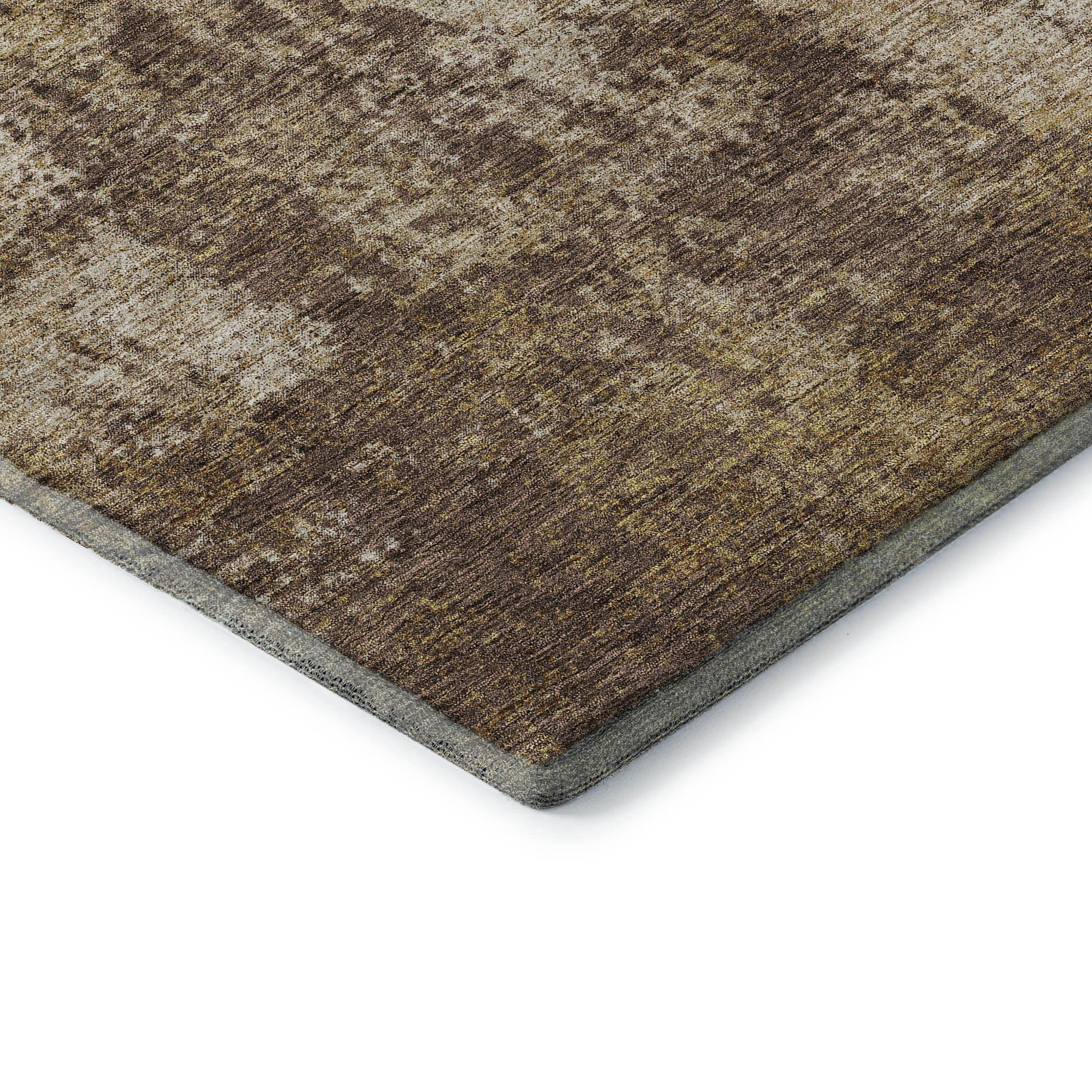 Bogota Machine Washable Transitional Brown Rug 1'8" x 2'6" #shape_Rectangle