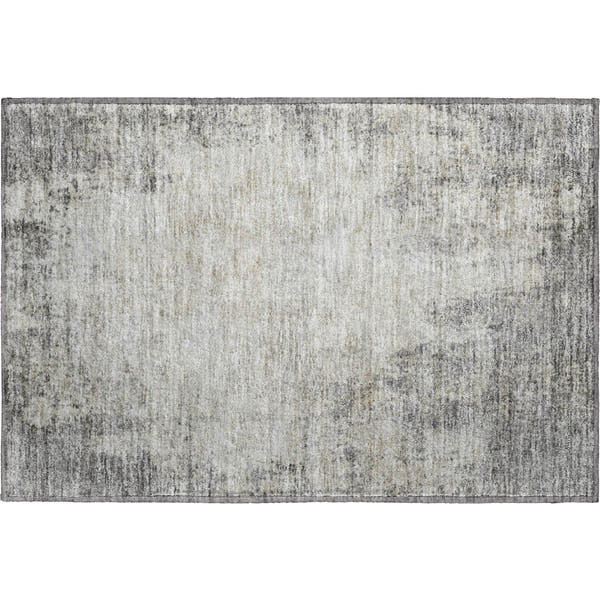 Bogota Machine Washable Transitional Gray Rug 1'8" x 2'6"