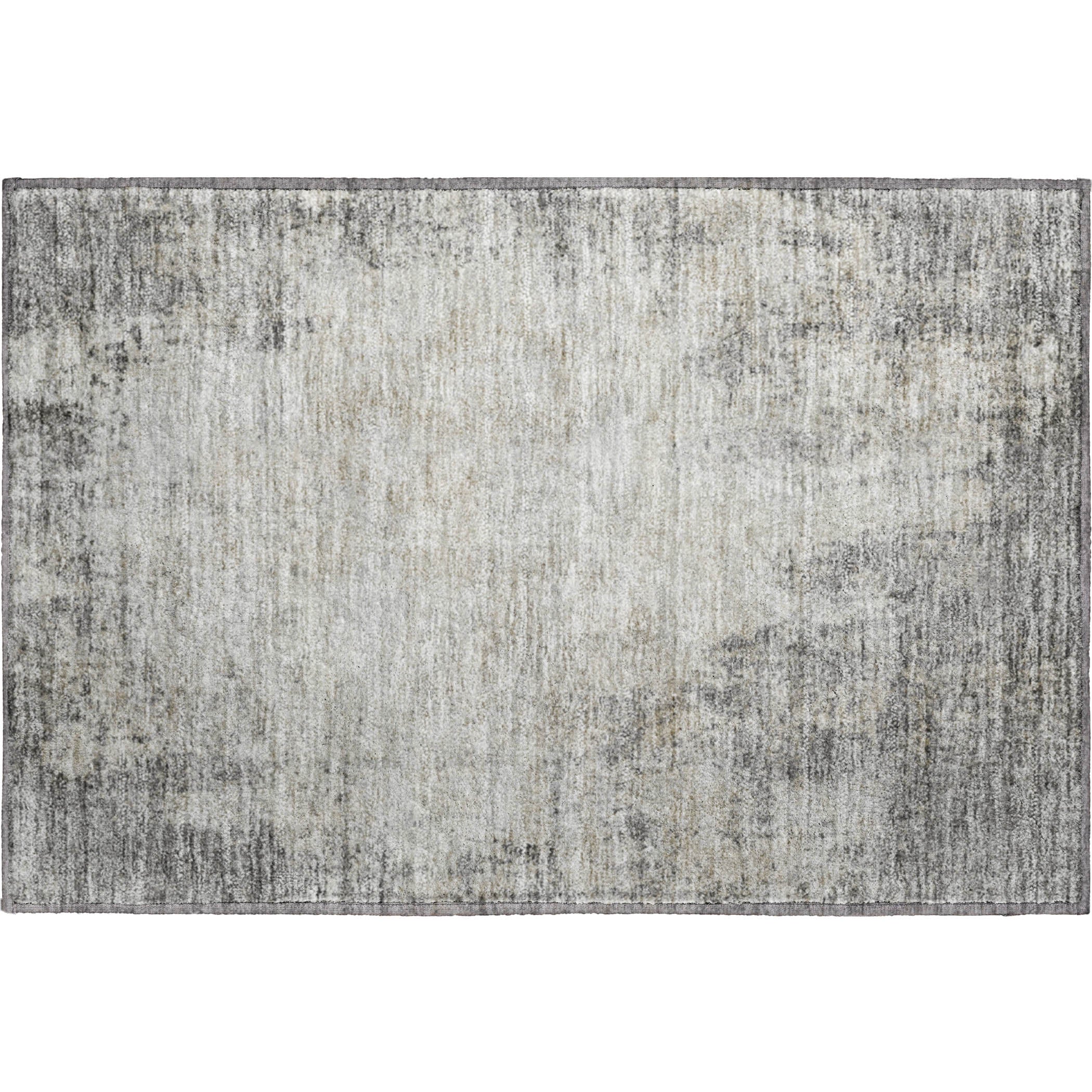 Bogota Machine Washable Transitional Gray Rug 1'8" x 2'6" #shape_Rectangle