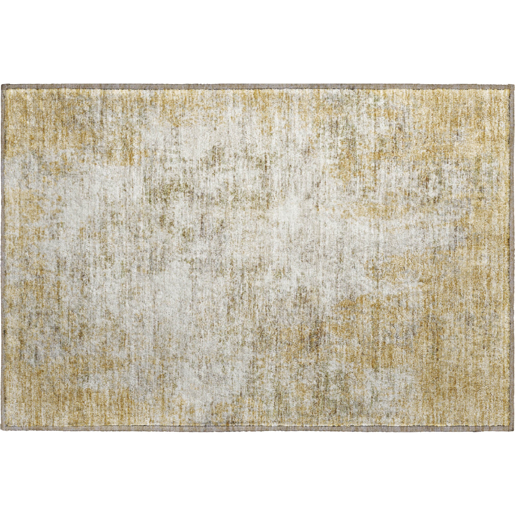 Bogota Machine Washable Transitional Wheat Gold Rug 1'8" x 2'6" #shape_Rectangle