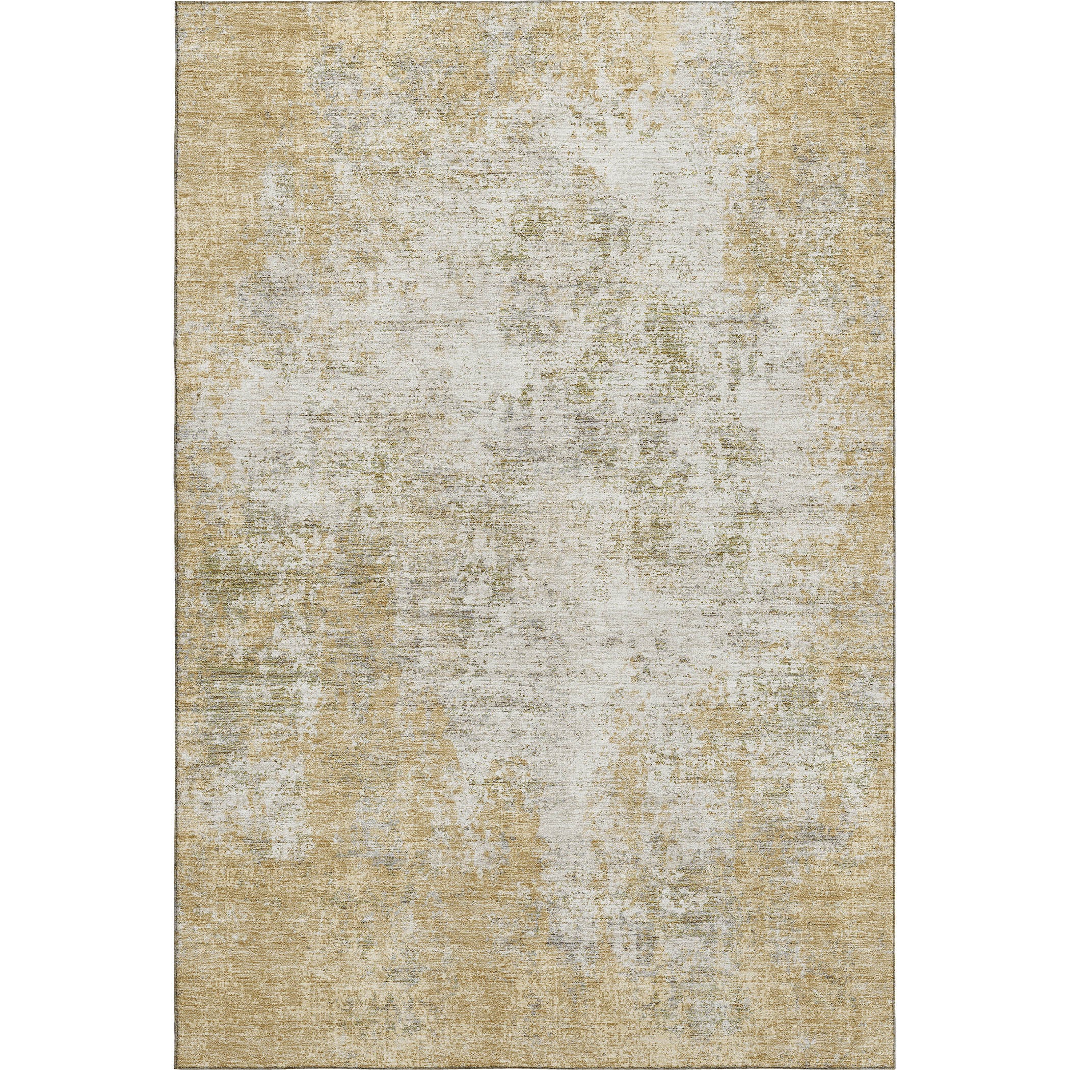 Bogota Machine Washable Transitional Wheat Gold Rug 2'6" x 3'10" #shape_Rectangle