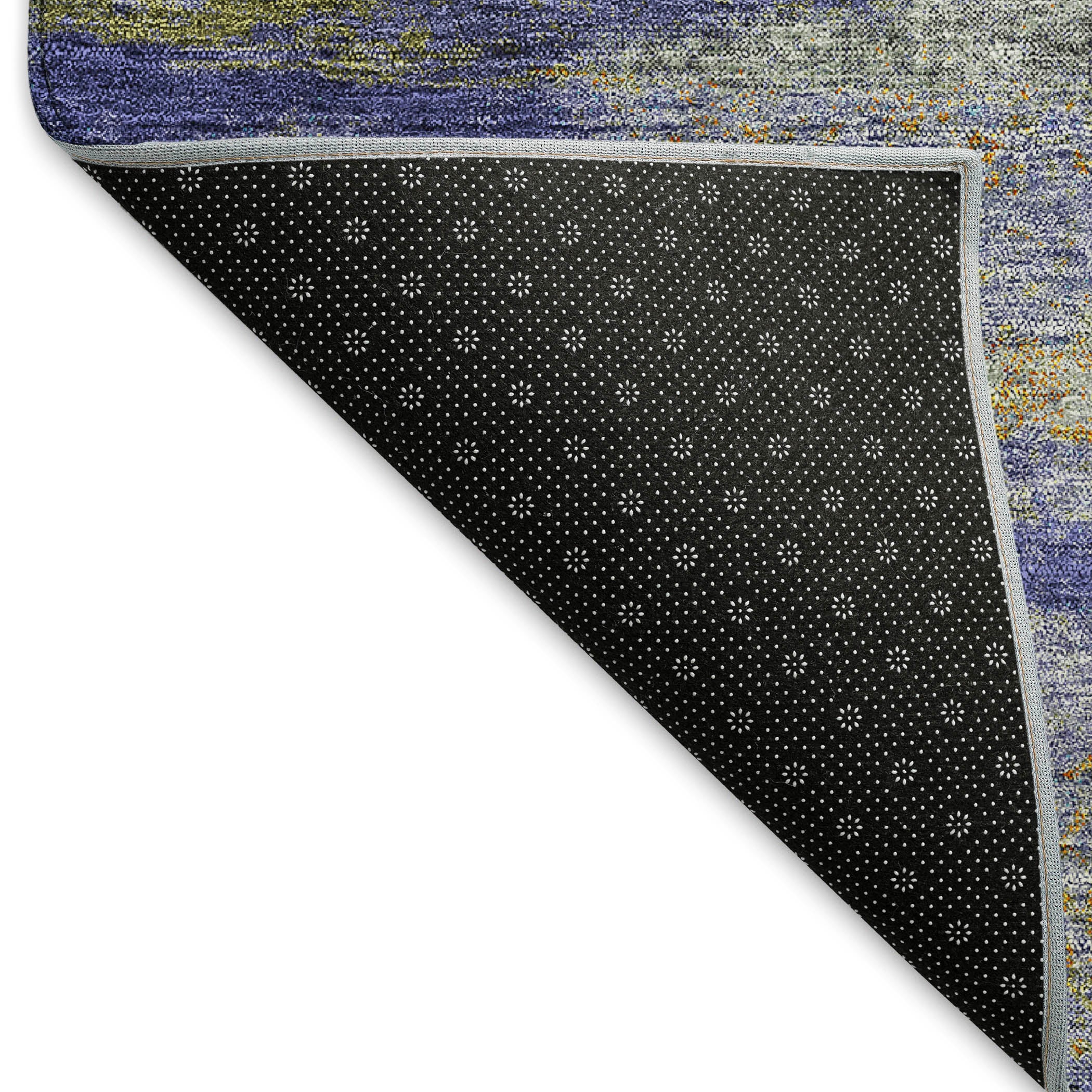 Baku Machine Washable Transitional Lavender Purple Rug 1'8" x 2'6" #shape_Rectangle
