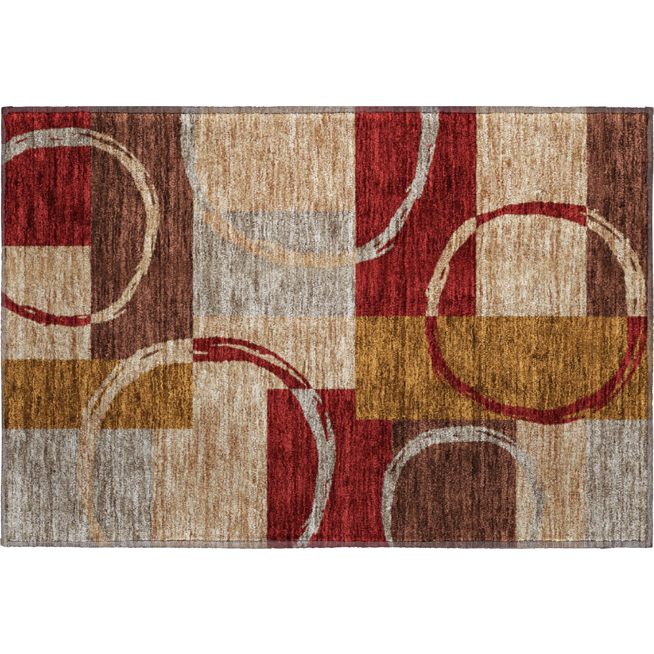 Istanbul Machine Washable Transitional Wheat Gold Rug 1'8" x 2'6" #shape_Rectangle