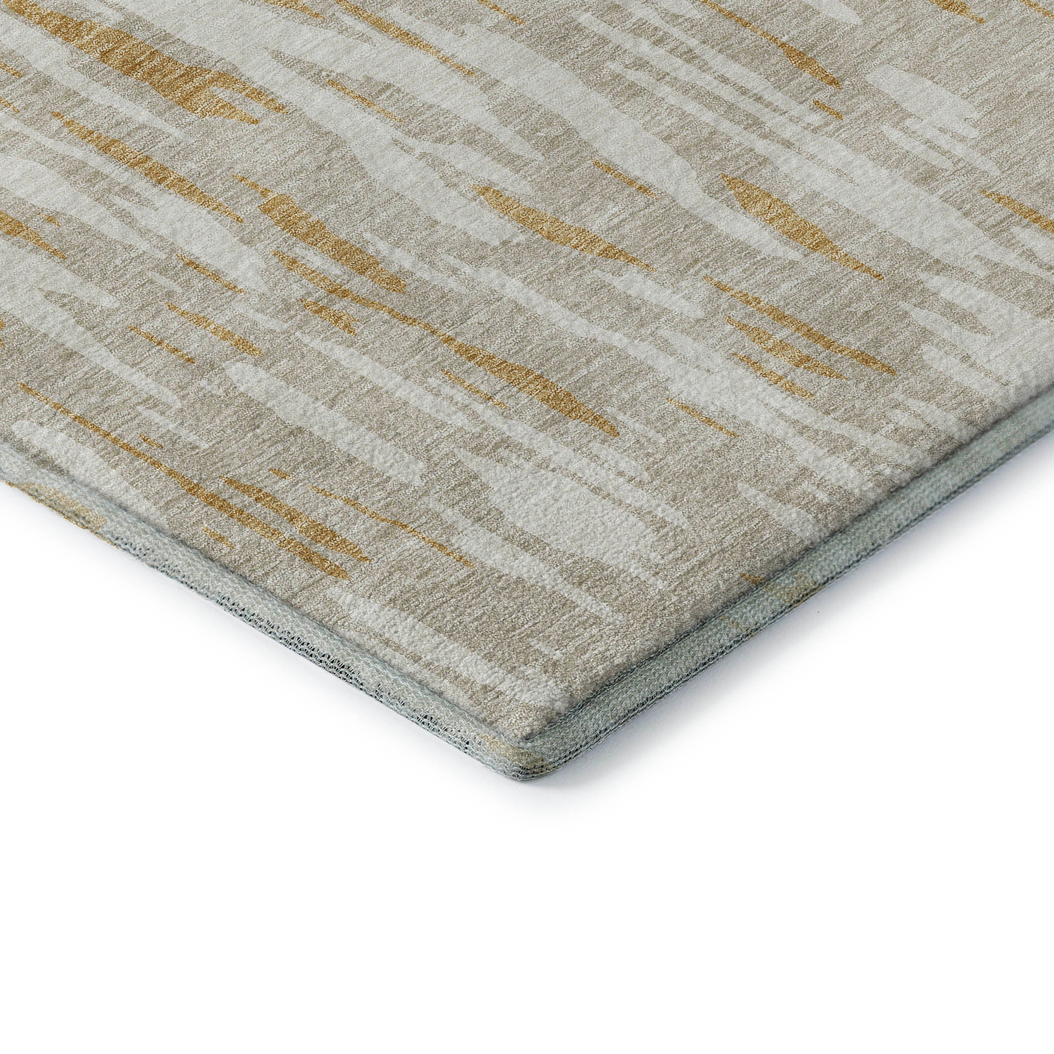 Porto Machine Washable Transitional Gold Rug 1'8" x 2'6" #shape_Rectangle